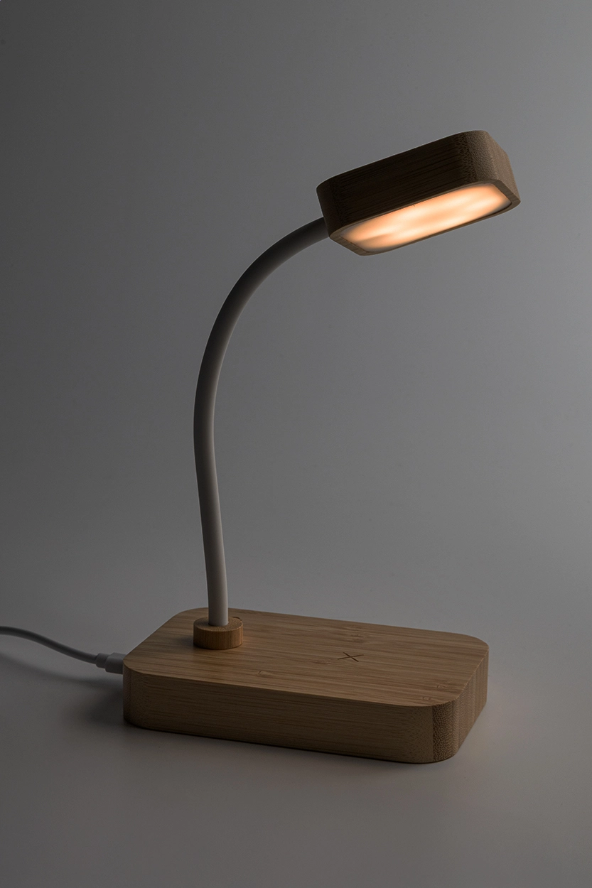 Immagine VoltGlow Lampada da tavolo con caricatore wireless