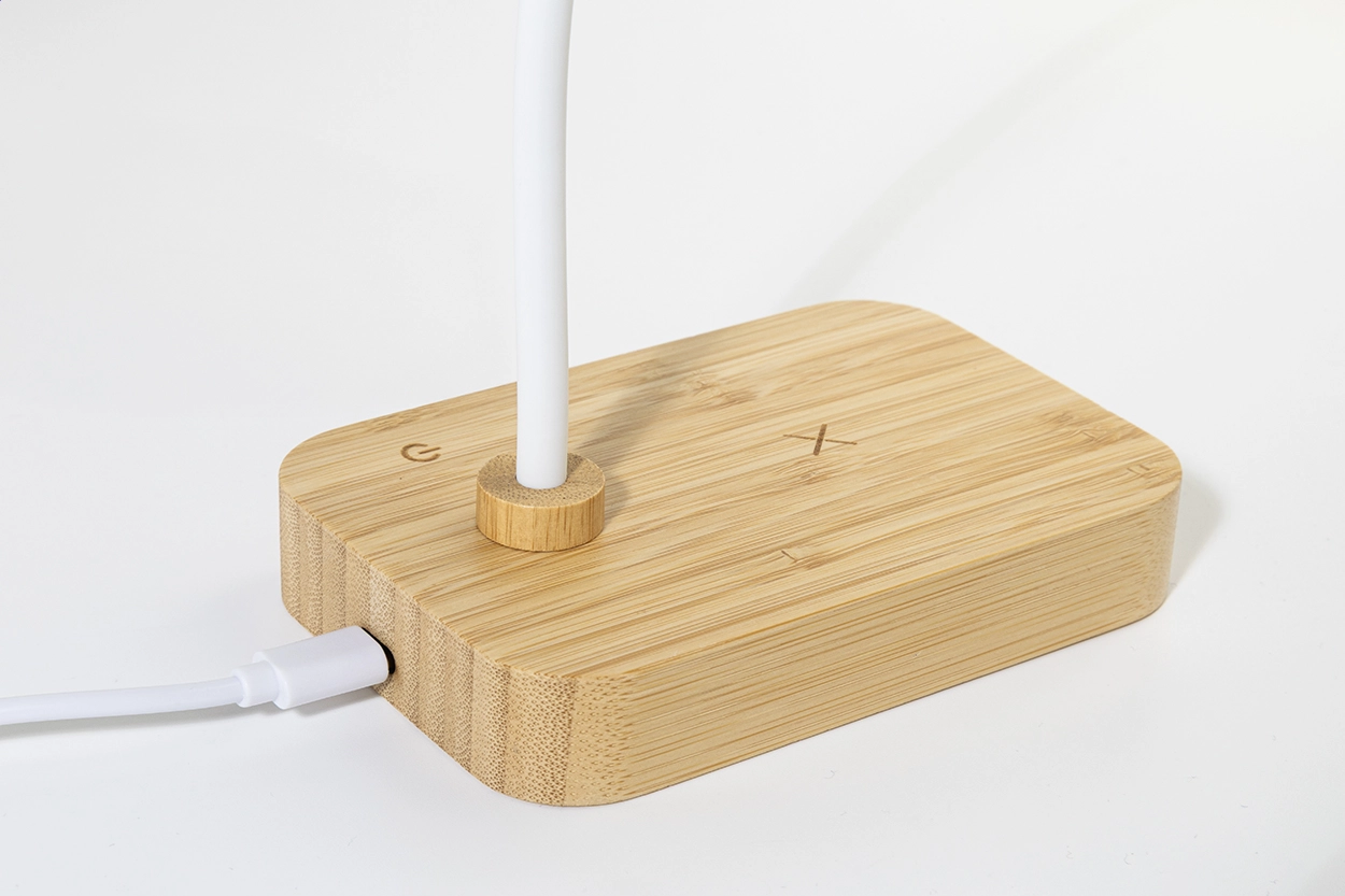 Immagine VoltGlow Lampada da tavolo con caricatore wireless
