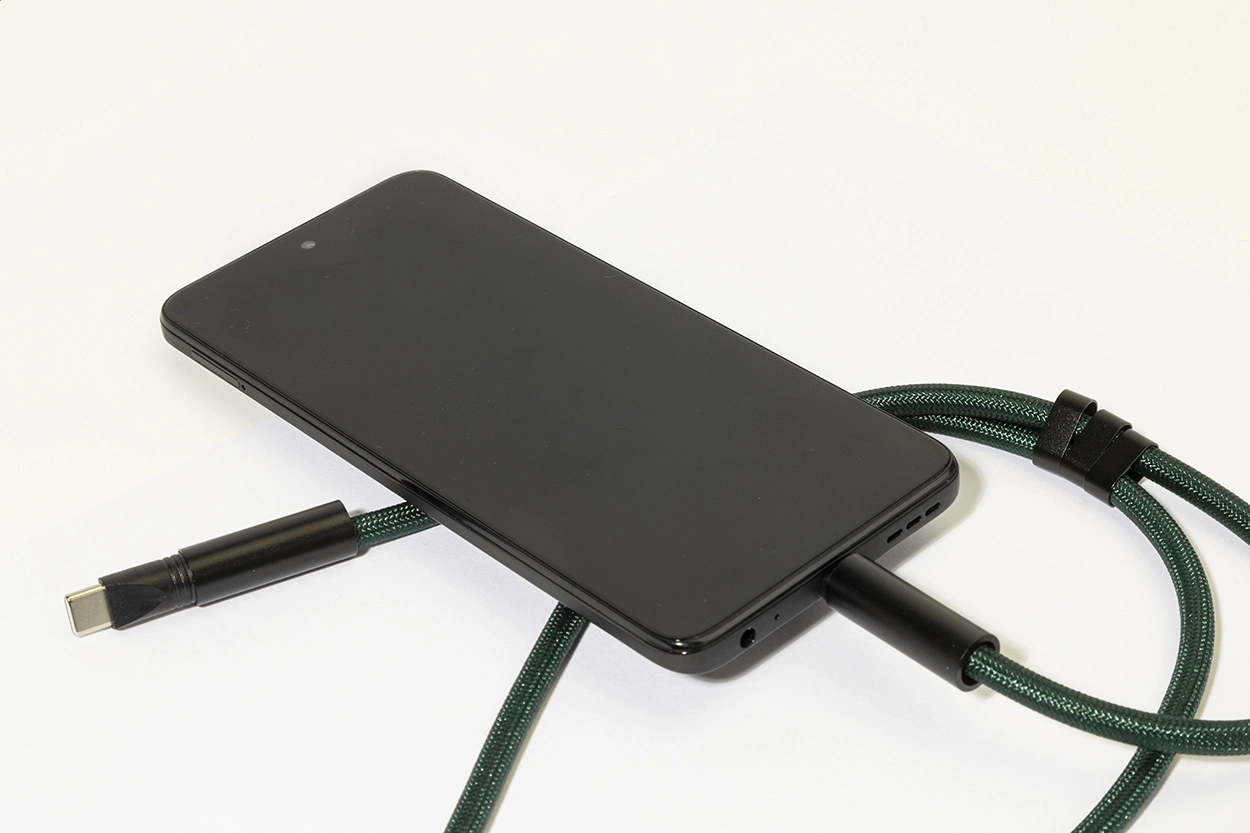 Immagine HolCharge Cavo da 60 W con lanyard portacellulare in RPET