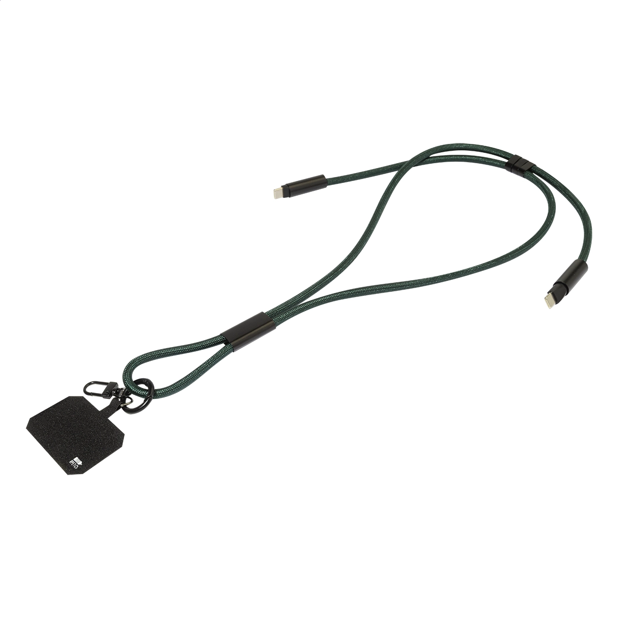 Immagine HolCharge Cavo da 60 W con lanyard portacellulare in RPET