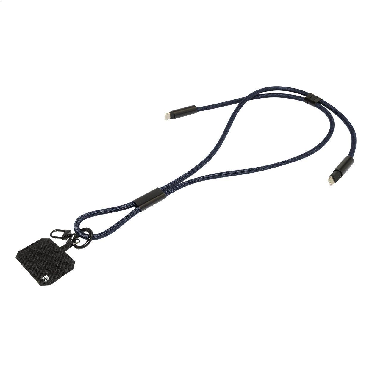 Immagine HolCharge Cavo da 60 W con lanyard portacellulare in RPET