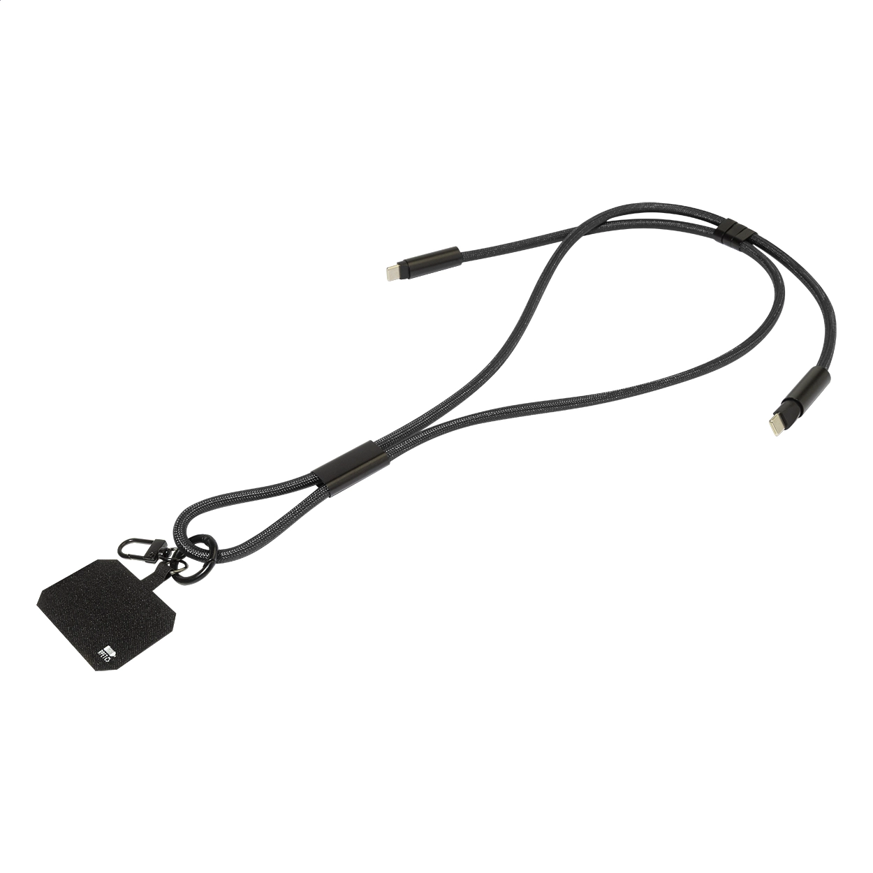 Immagine HolCharge Cavo da 60 W con lanyard portacellulare in RPET