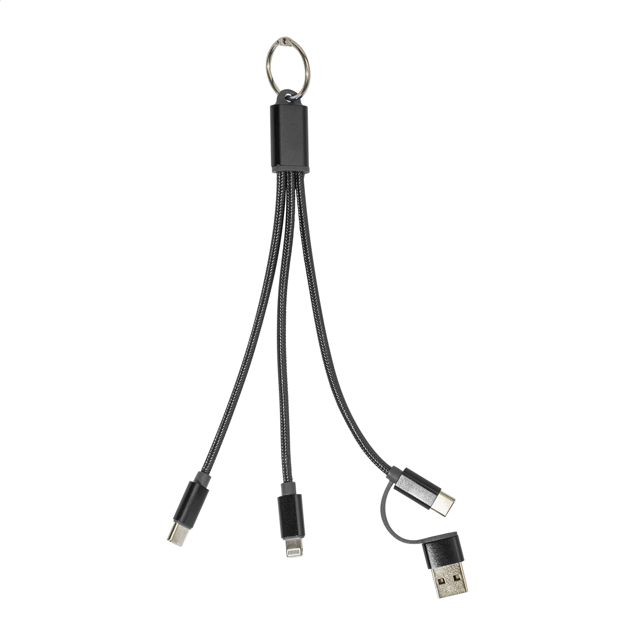Immagine Rafob portachiavi con cavo di ricarica USB