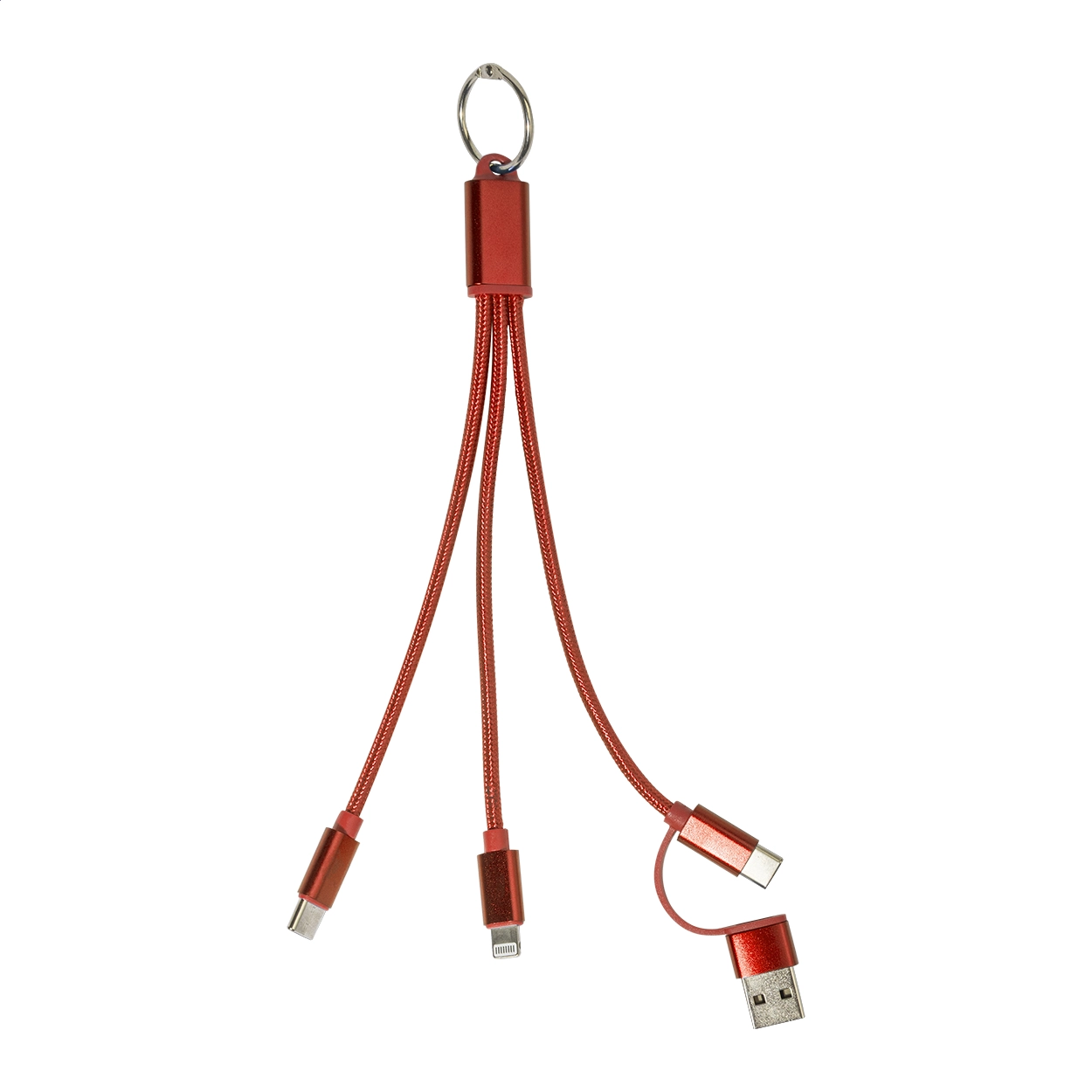 Immagine Rafob portachiavi con cavo di ricarica USB
