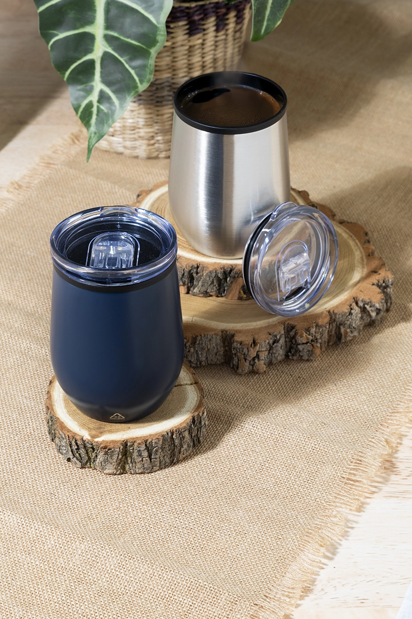 Immagine Poppy Bicchiere termico da viaggio in acciaio riciclato