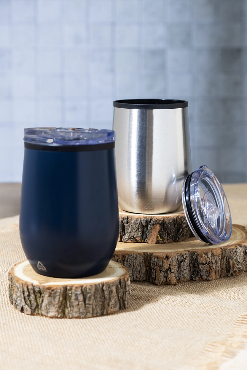 Immagine Poppy Bicchiere termico da viaggio in acciaio riciclato