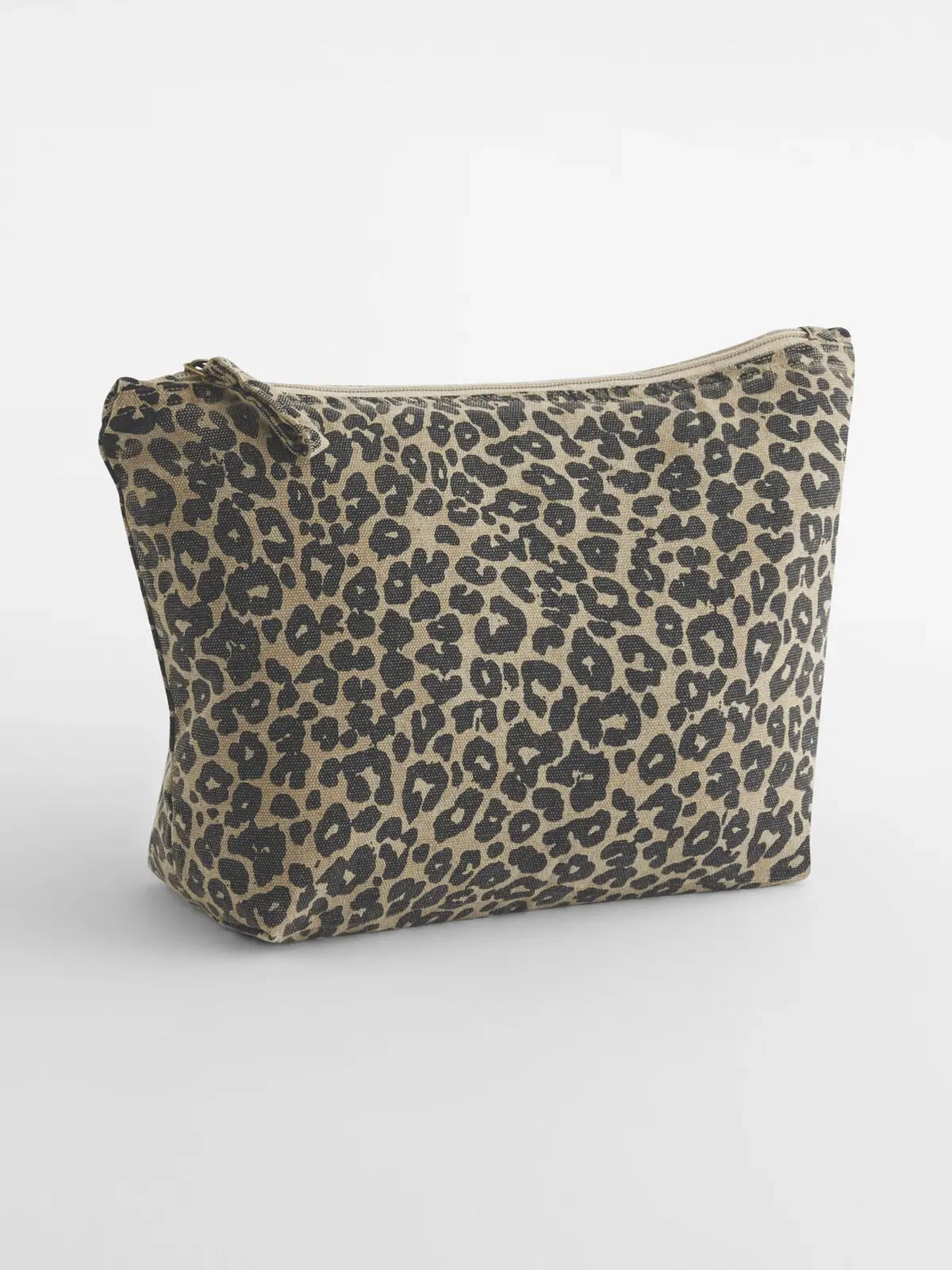 Immagine Leopard Print Canvas Accessory Bag