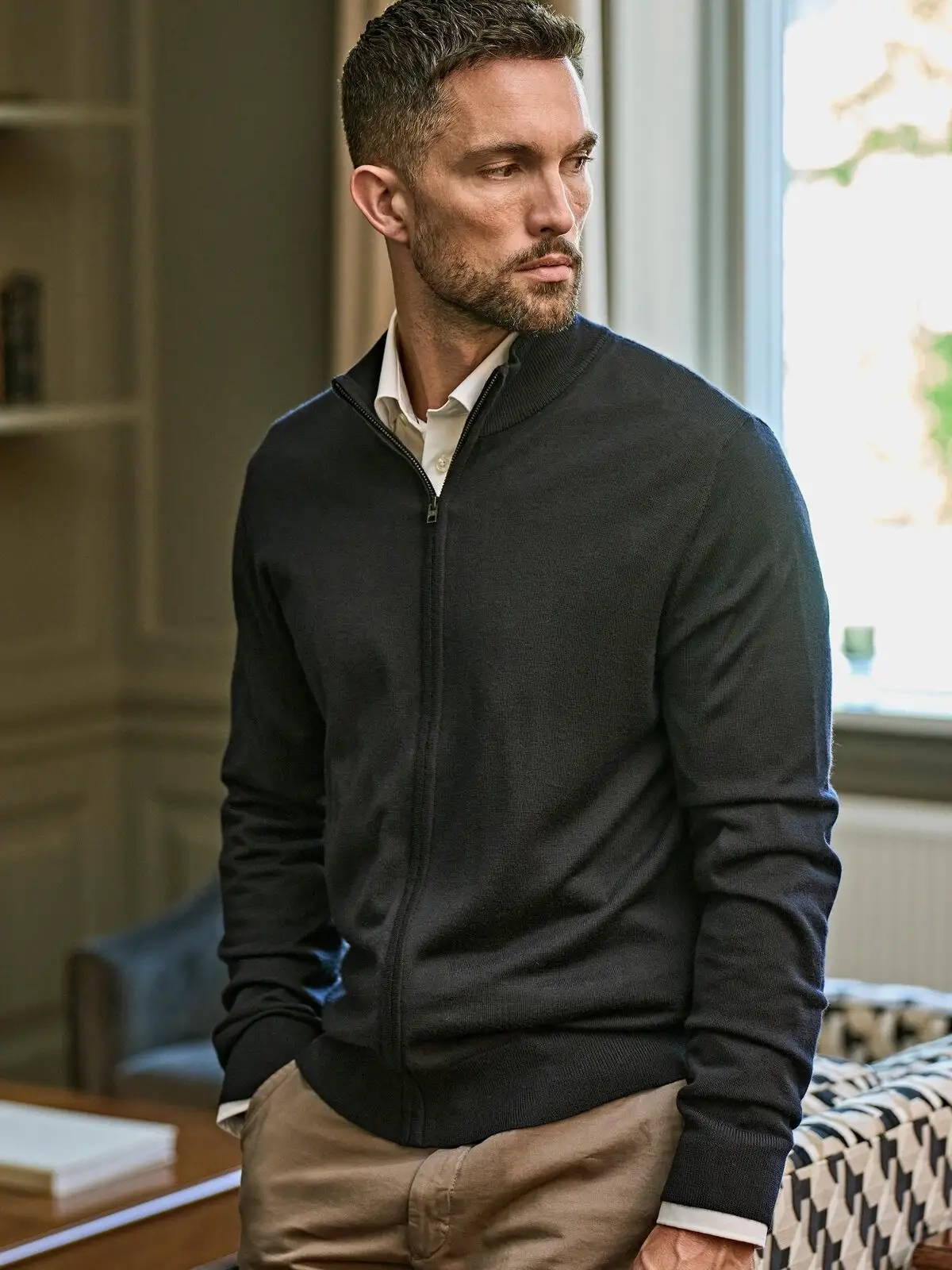 Immagine Full zip Knit