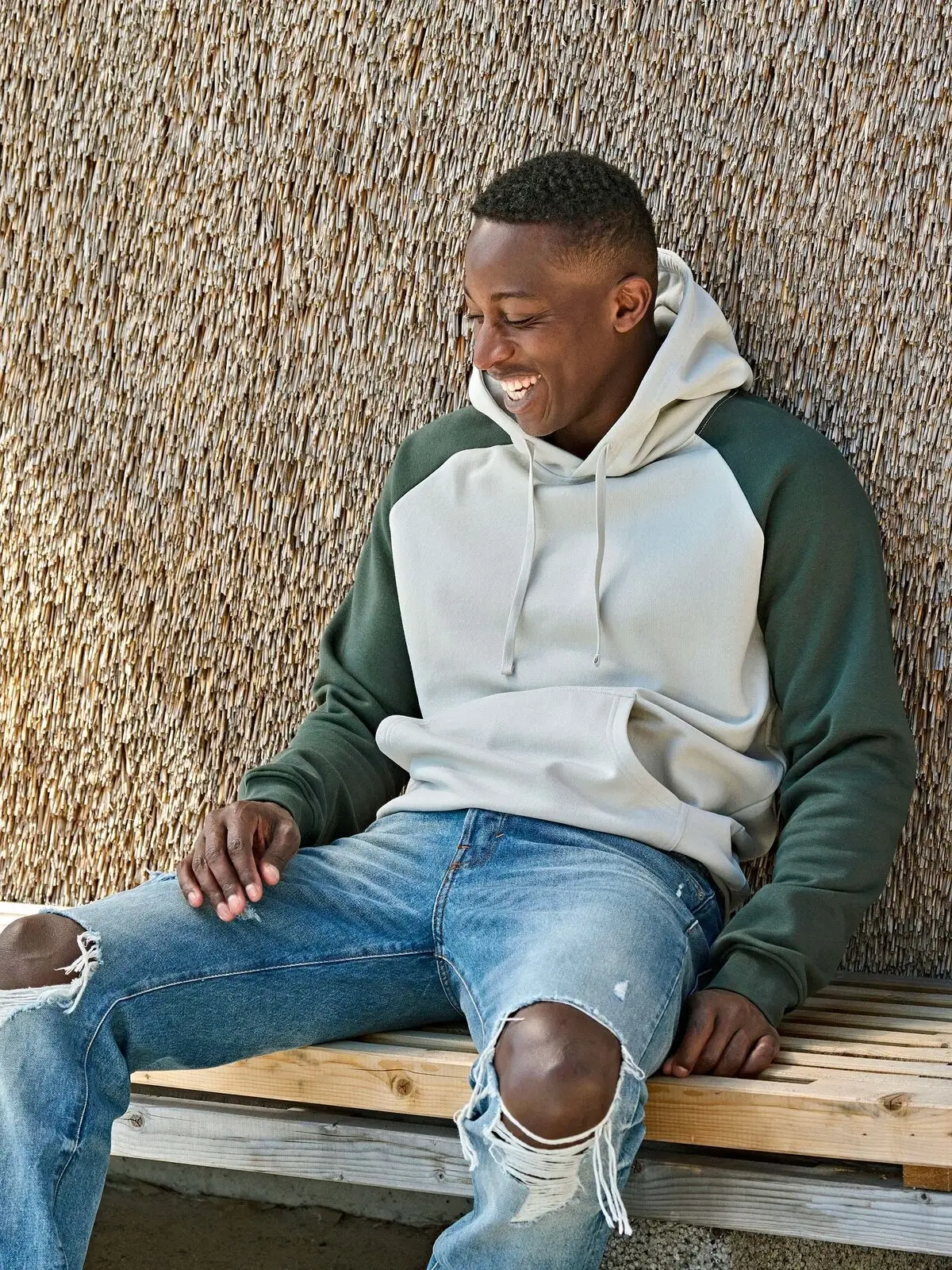 Immagine Urban Two-Tone Hooded Sweatshirt