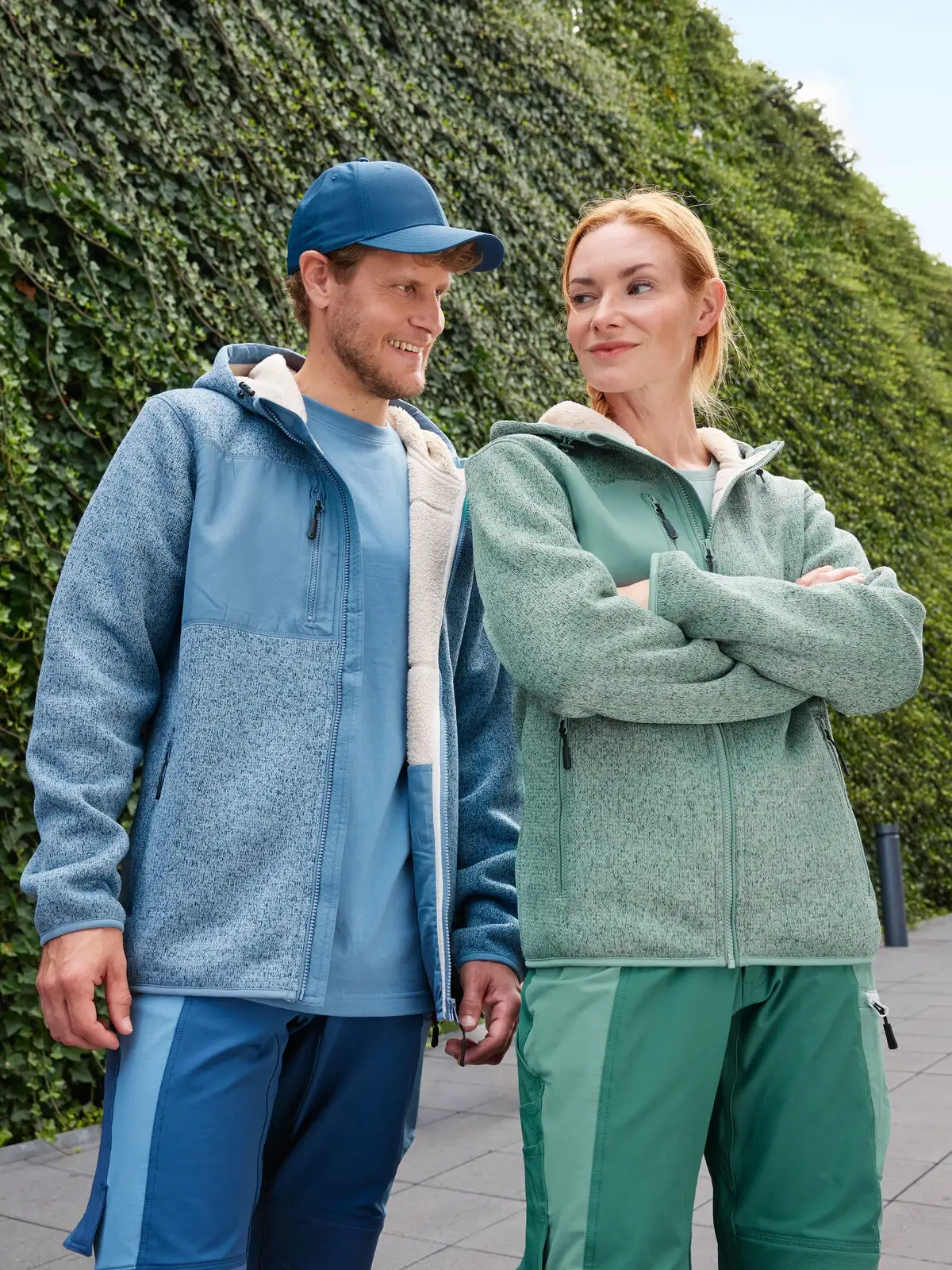 Immagine Workwear Knitted Fleece Jacket