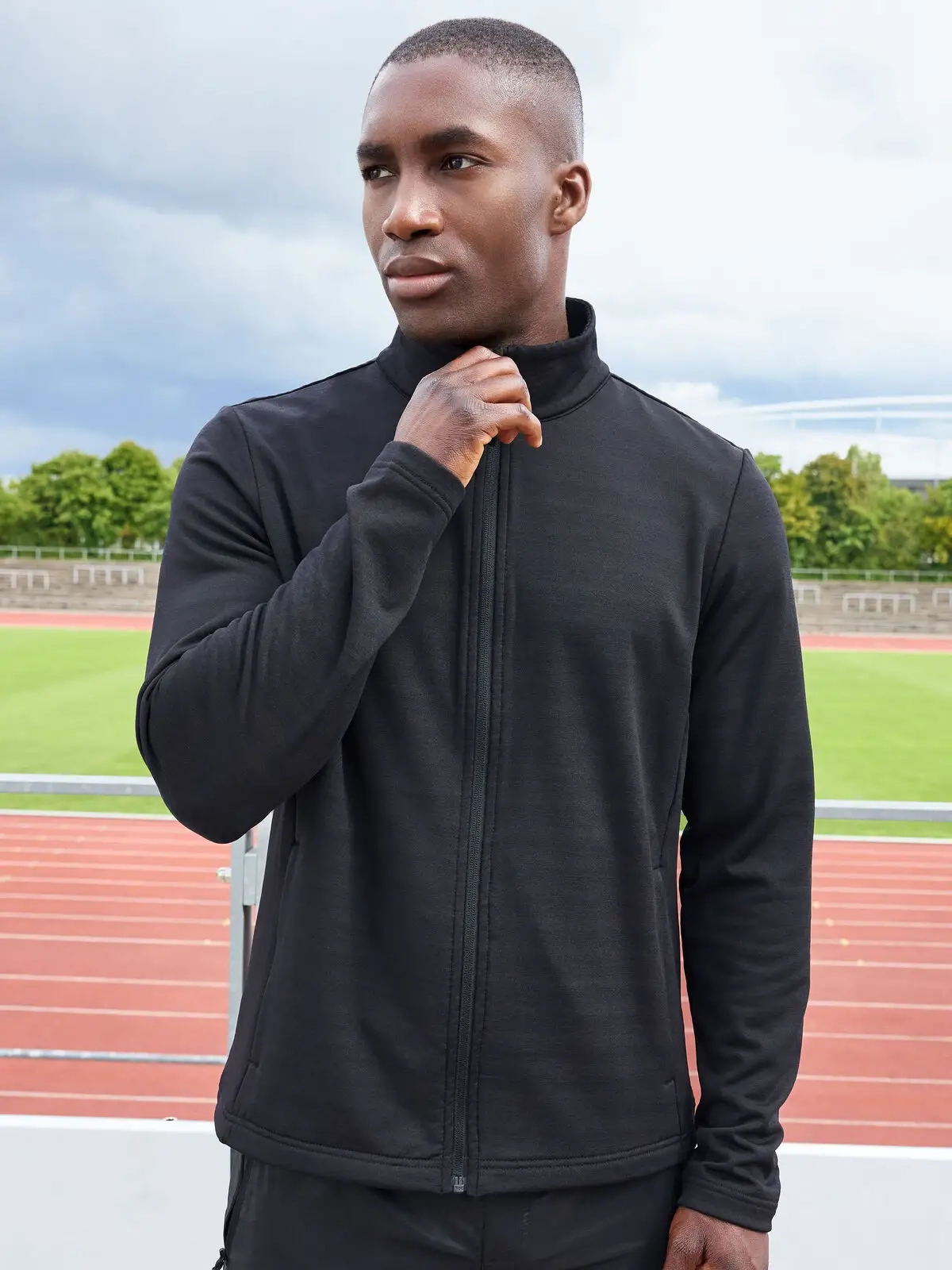 Immagine Men's Sports Structured Fleece Jacket GRS