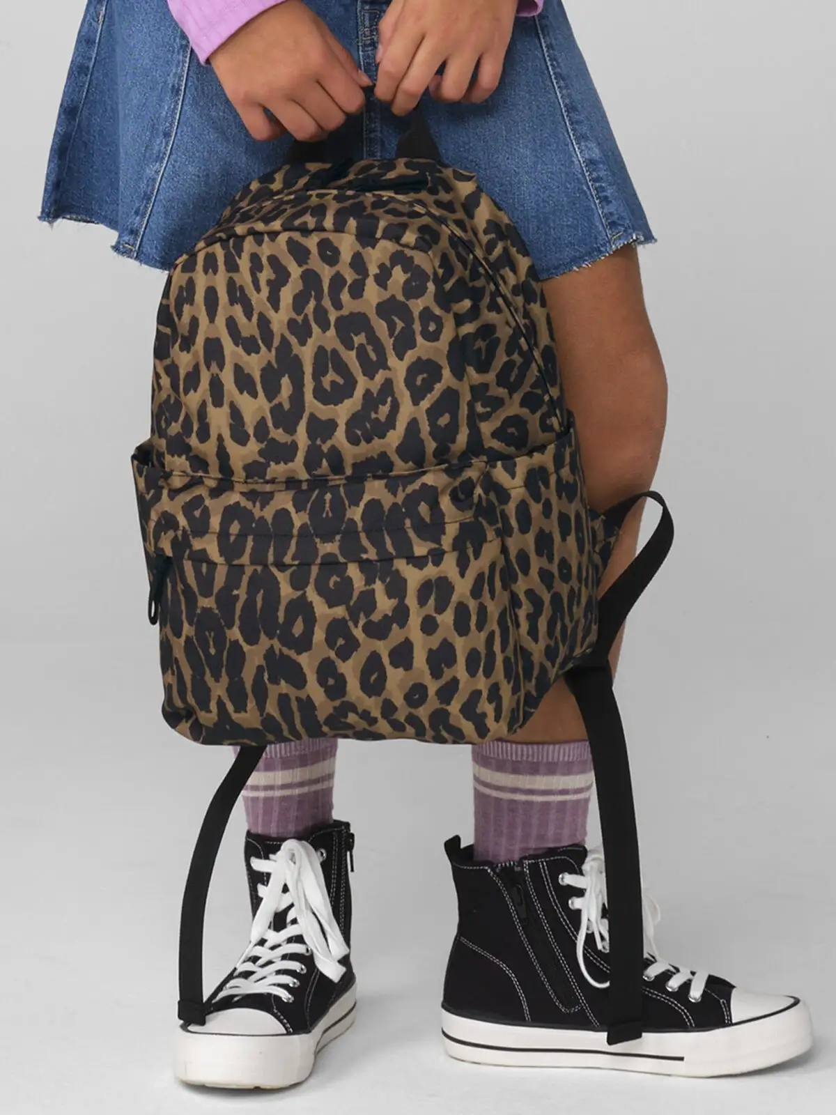Immagine Leopard Print Mini Backpack