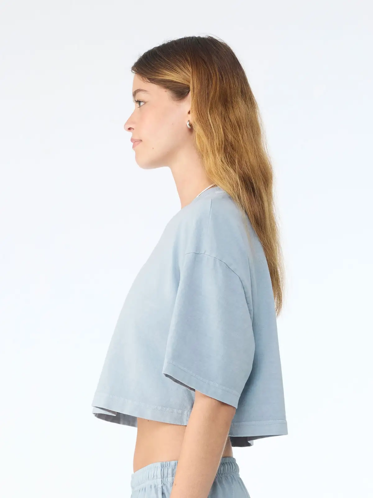 Immagine Women's heavyweight washed cropped tee