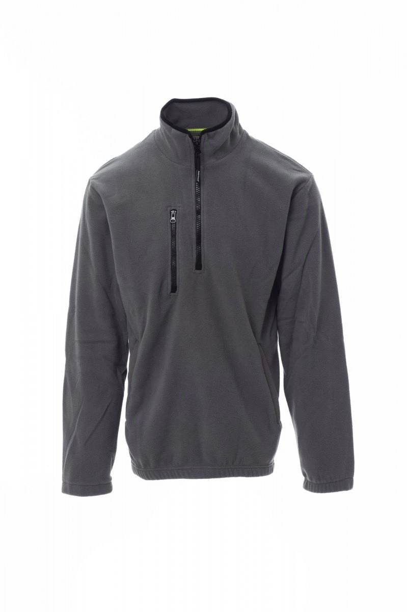 Immagine Pile, mezza zip 8mm in plastica nera, manica a giro - PIRENEI