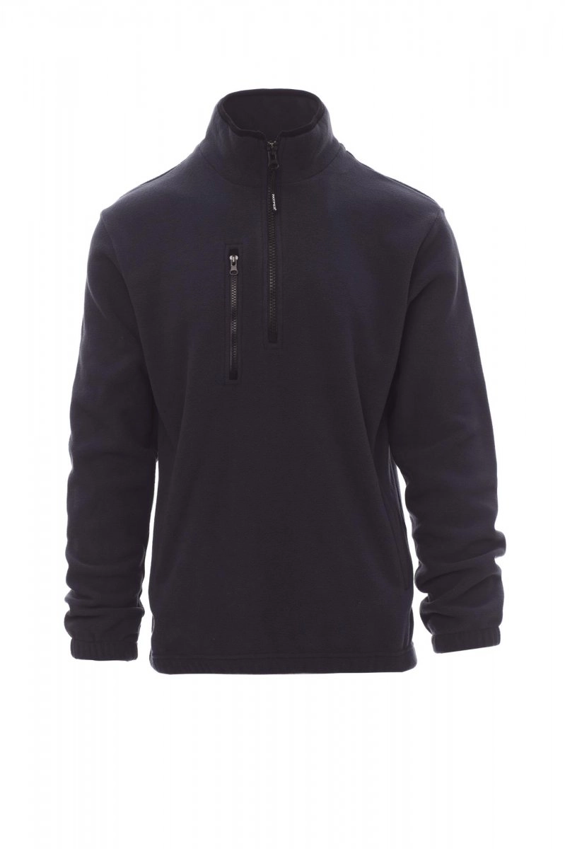 Immagine Pile, mezza zip 8mm in plastica nera, manica a giro - PIRENEI