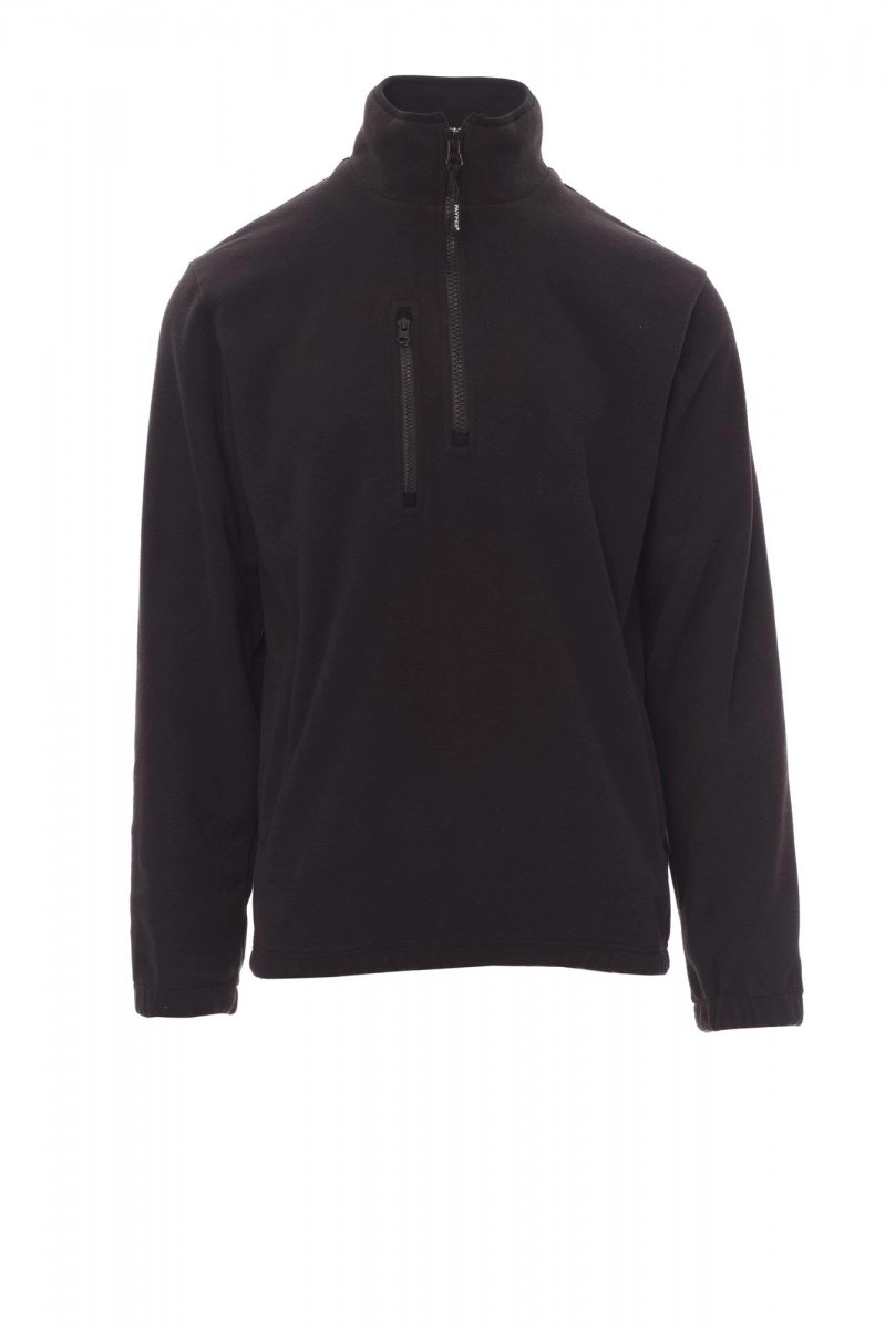 Immagine Pile, mezza zip 8mm in plastica nera, manica a giro - PIRENEI