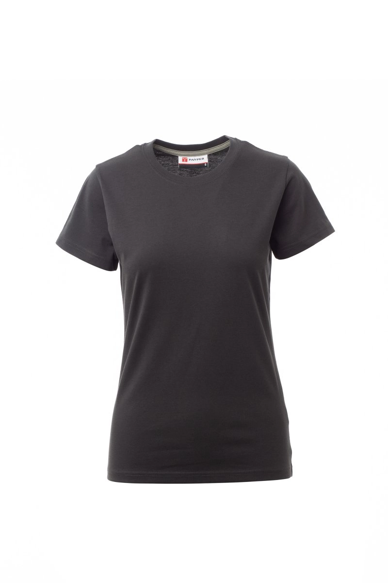 Immagine T-shirt girocollo manica corta sfiancata da donna - SUNSET LADY