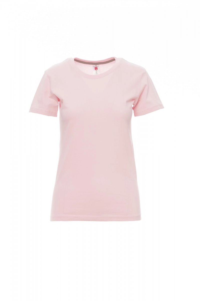 Immagine T-shirt girocollo manica corta sfiancata da donna - SUNSET LADY