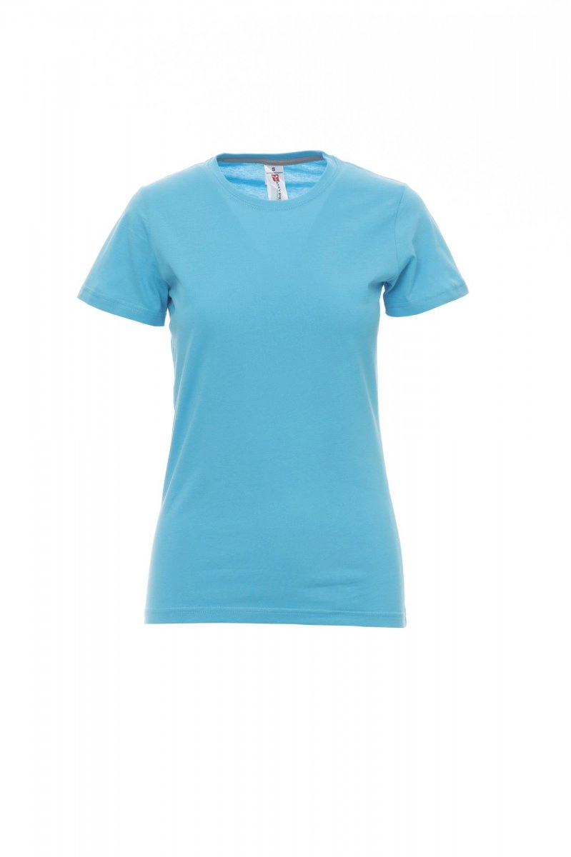 Immagine T-shirt girocollo manica corta sfiancata da donna - SUNSET LADY