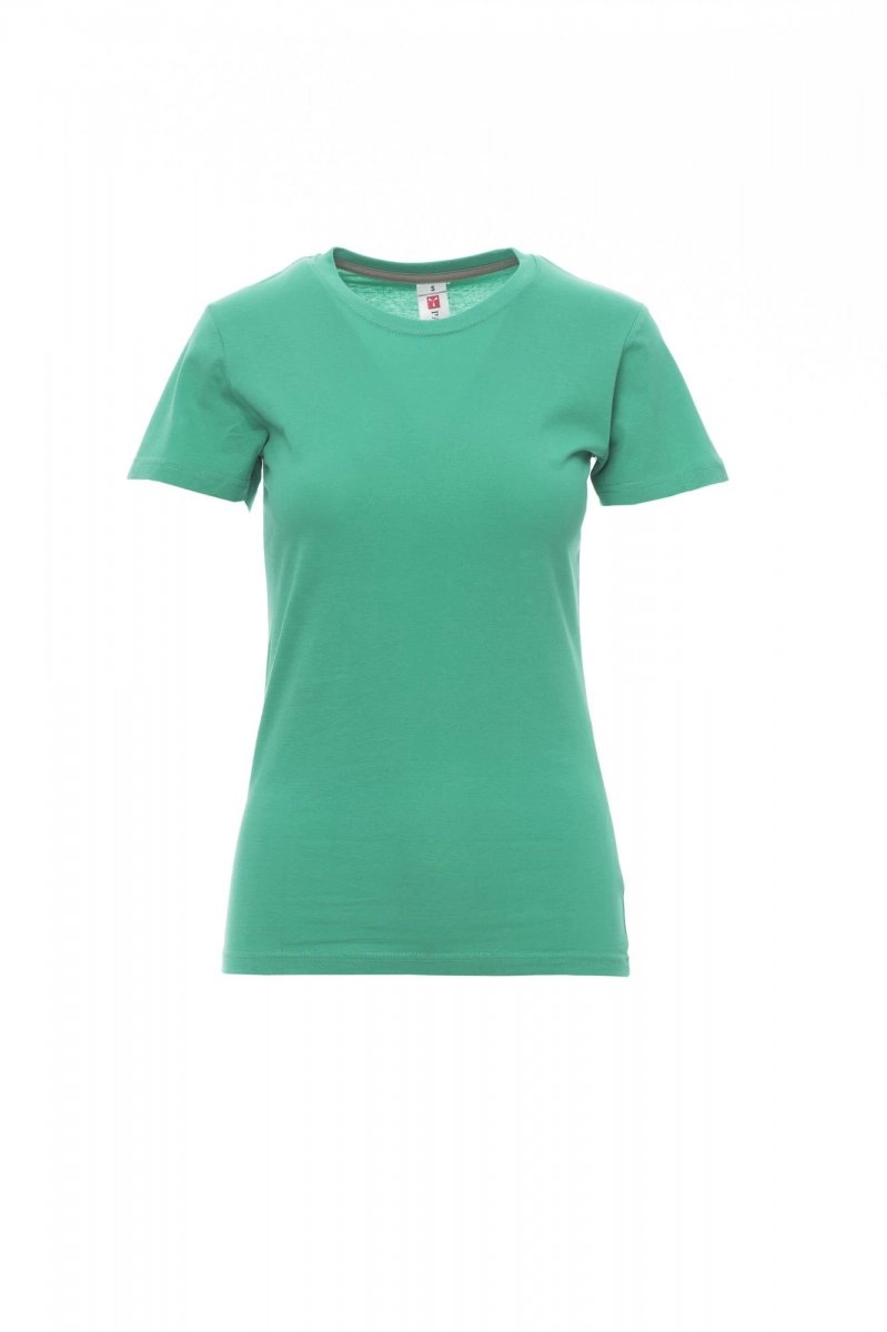 Immagine T-shirt girocollo manica corta sfiancata da donna - SUNSET LADY