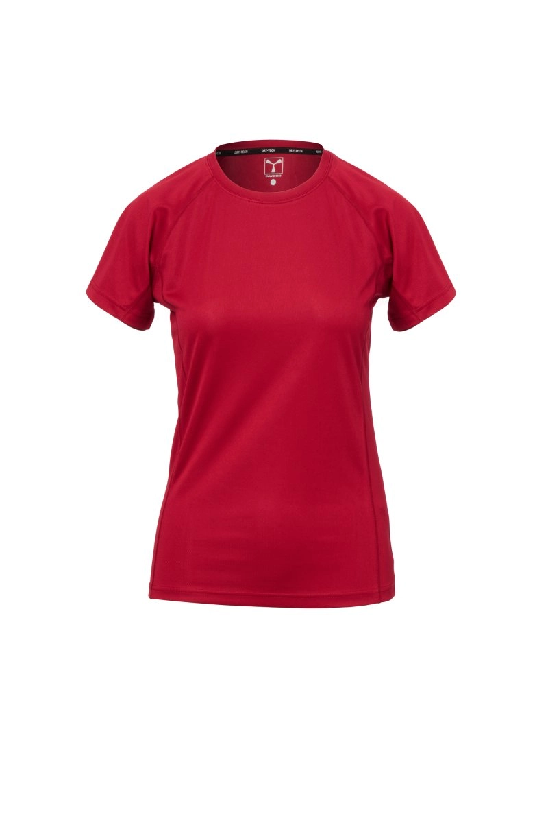 Immagine T-shirt tecnica-sportiva sfiancata da donna con manica raglan - RUNNER LADY