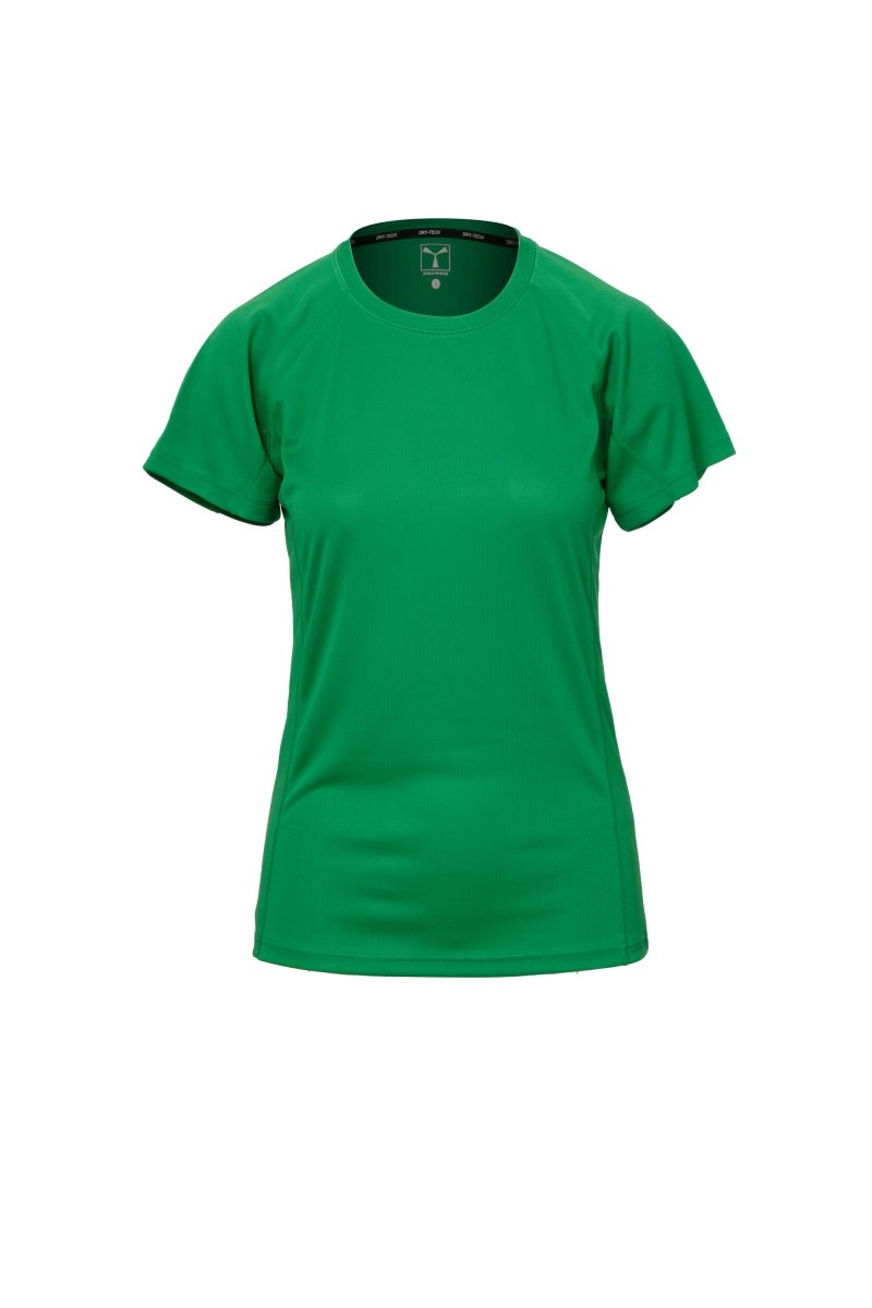 Immagine T-shirt tecnica-sportiva sfiancata da donna con manica raglan - RUNNER LADY