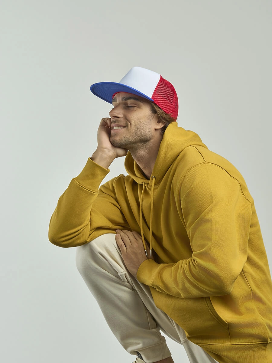 Immagine CAPPELLO VISIERA PIATTA 5 PANNELLI MESH POSTERIORE