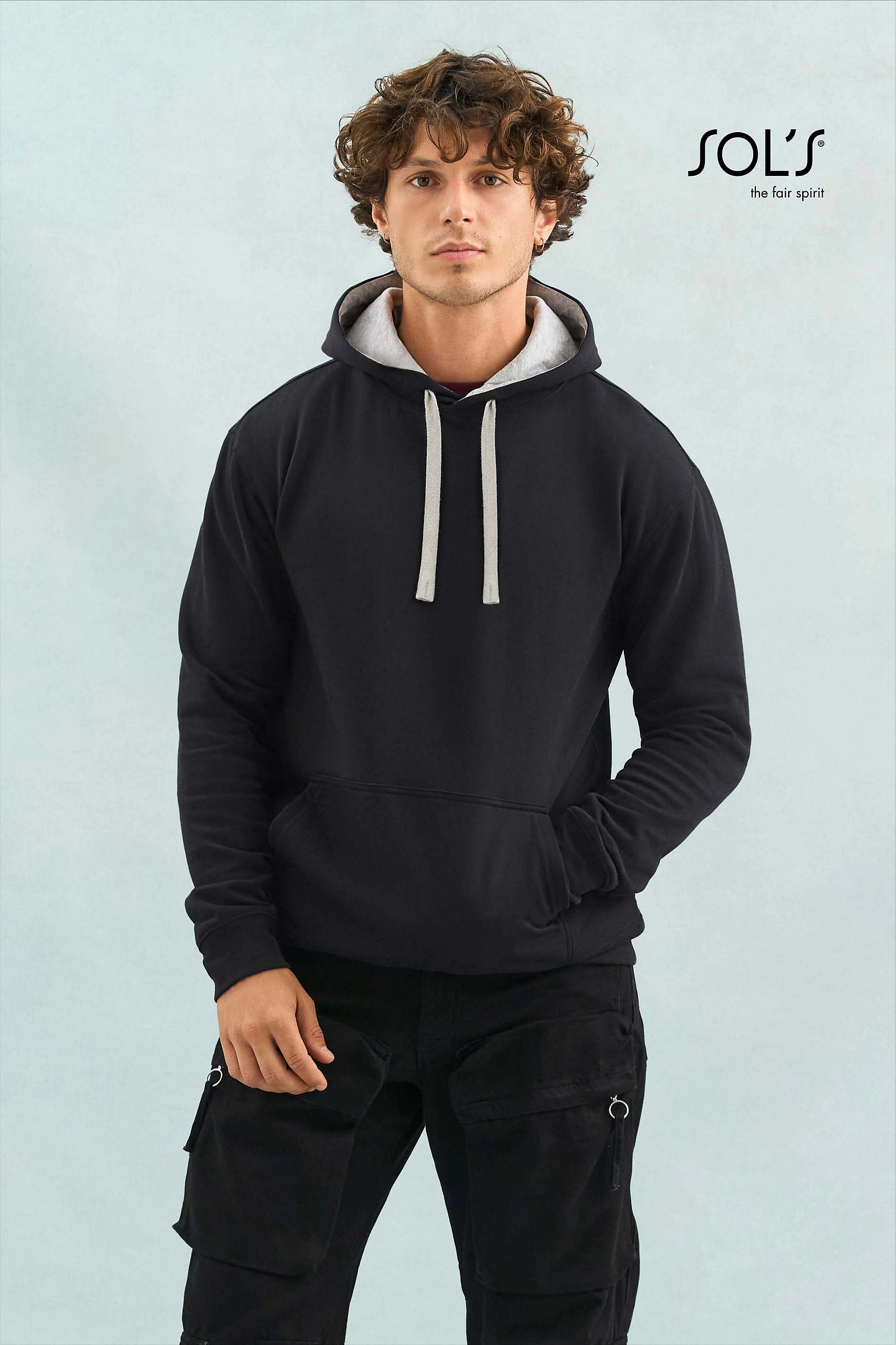 Immagine SOL'S CAMERON FELPA UNISEX CON CAPPUCCIO |80% cot-20% pol personalizzata con stampa o ricamo