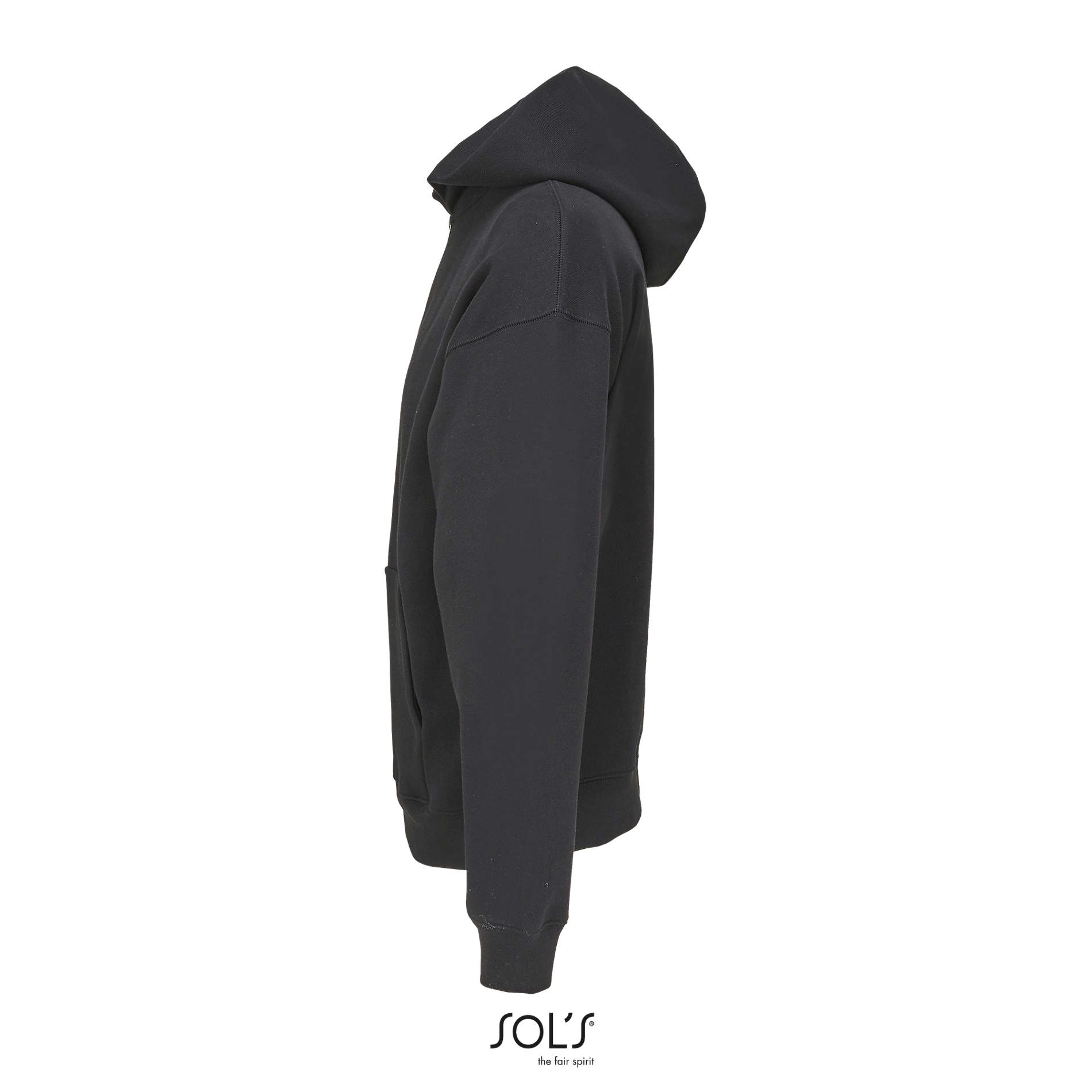 Immagine SOL'S JELO FELPA UNISEX FULL ZIP CON CAPPUCCIO | 80% cot - 20% pol | personalizzata con stampa o ricamo