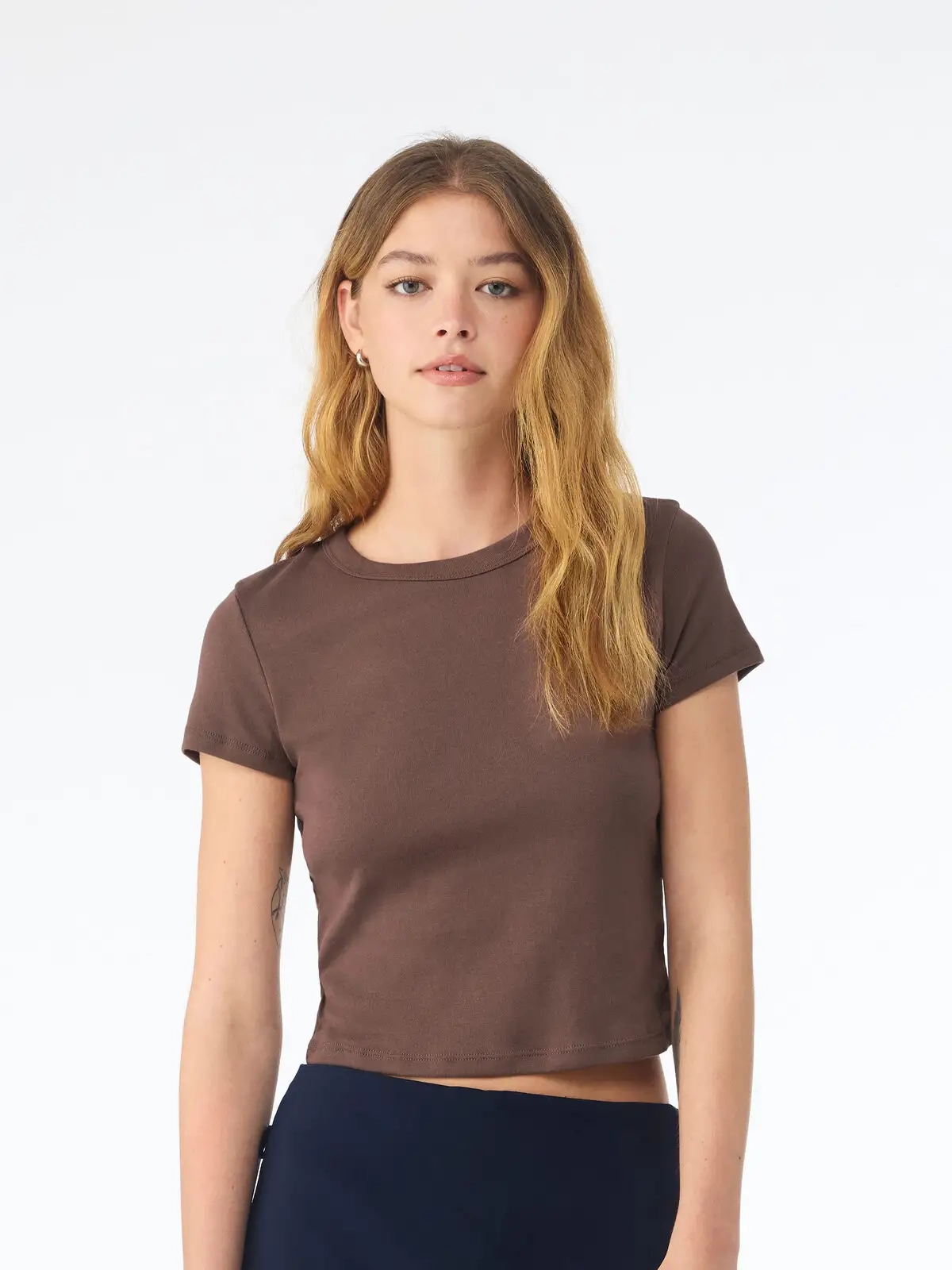 Immagine Women's Micro Rib Baby Tee