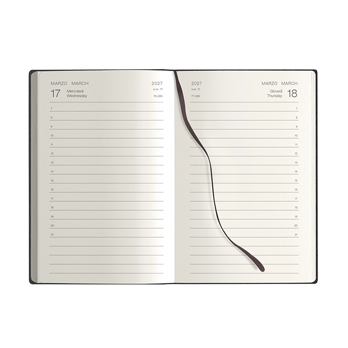 Immagine Agenda giornaliera - modello pb544 (clamus black pocket)