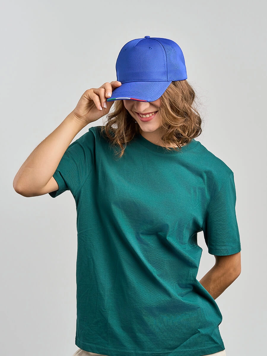 Immagine CAPPELLO VISIERA CURVA 5 PANNELLI SOSTENIBILE