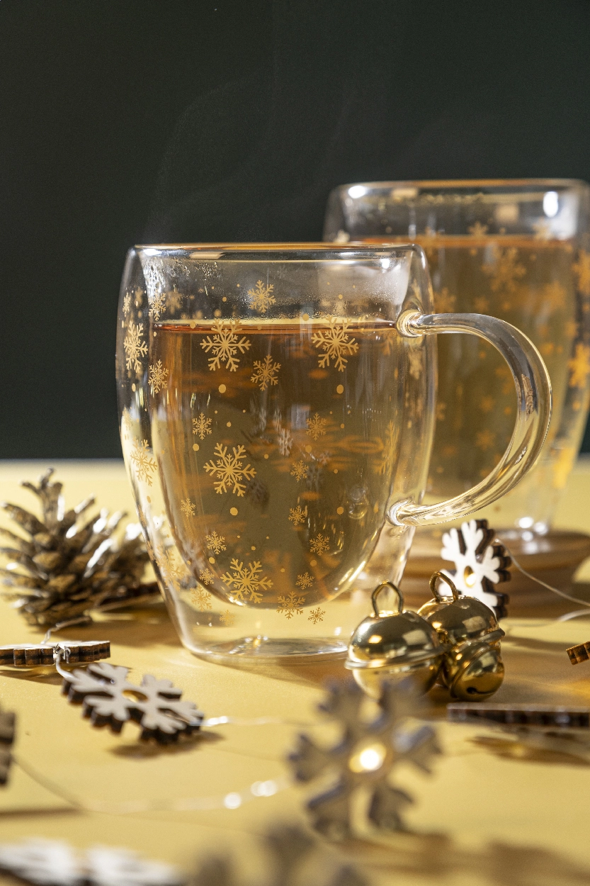 Immagine Snostro Mug natalizio in vetro borosilicato