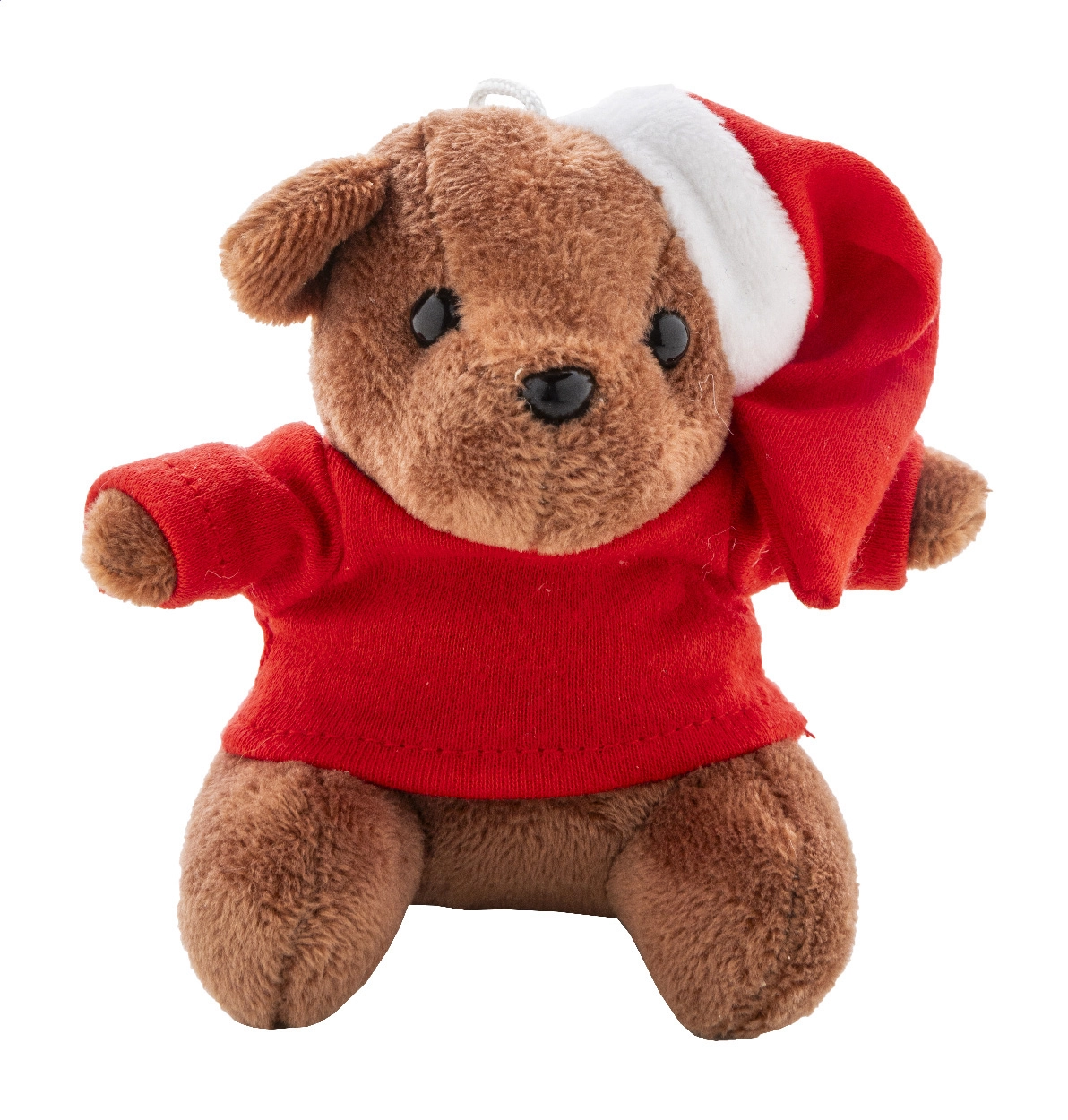 Immagine Julnalle portachiavi natalizio con orsetto in peluche