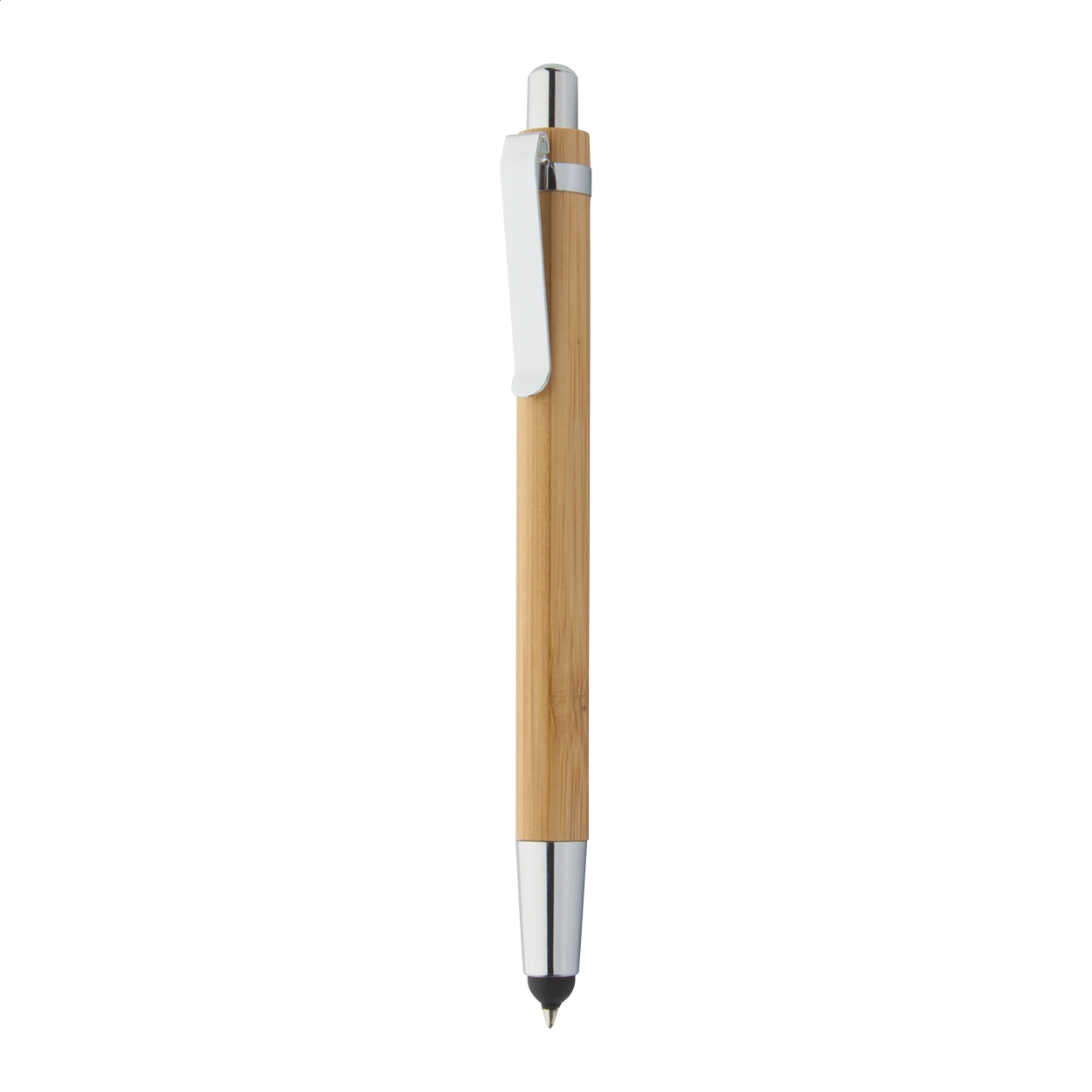 Immagine Tashania Black Penna a sfera capacitiva in bambù