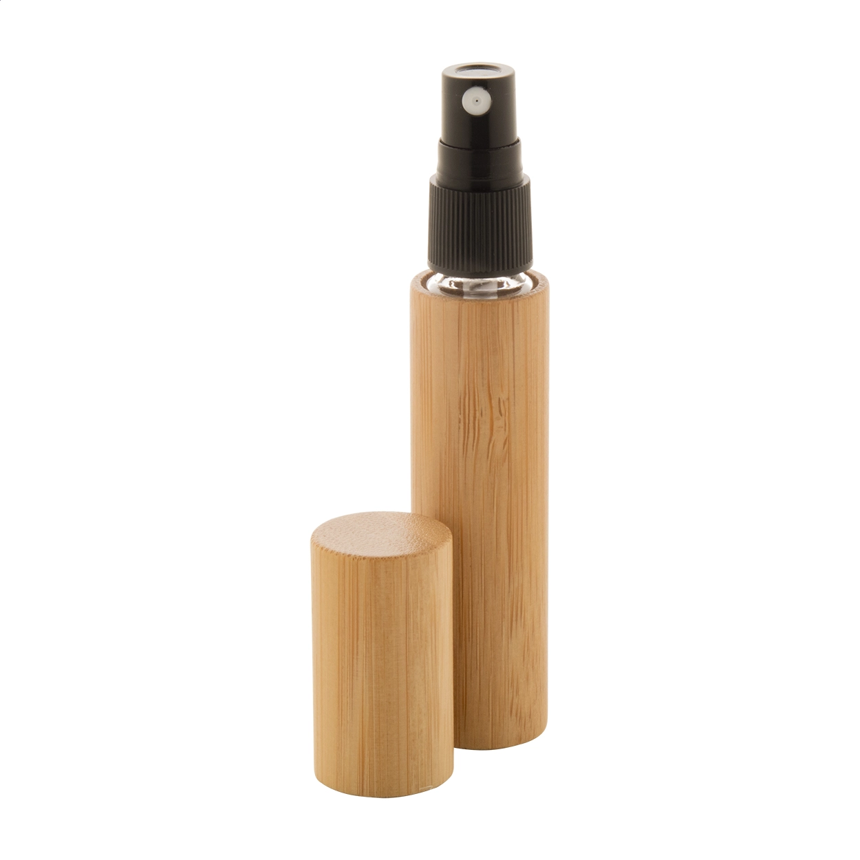 Immagine Fragrano flacone di profumo in bambù