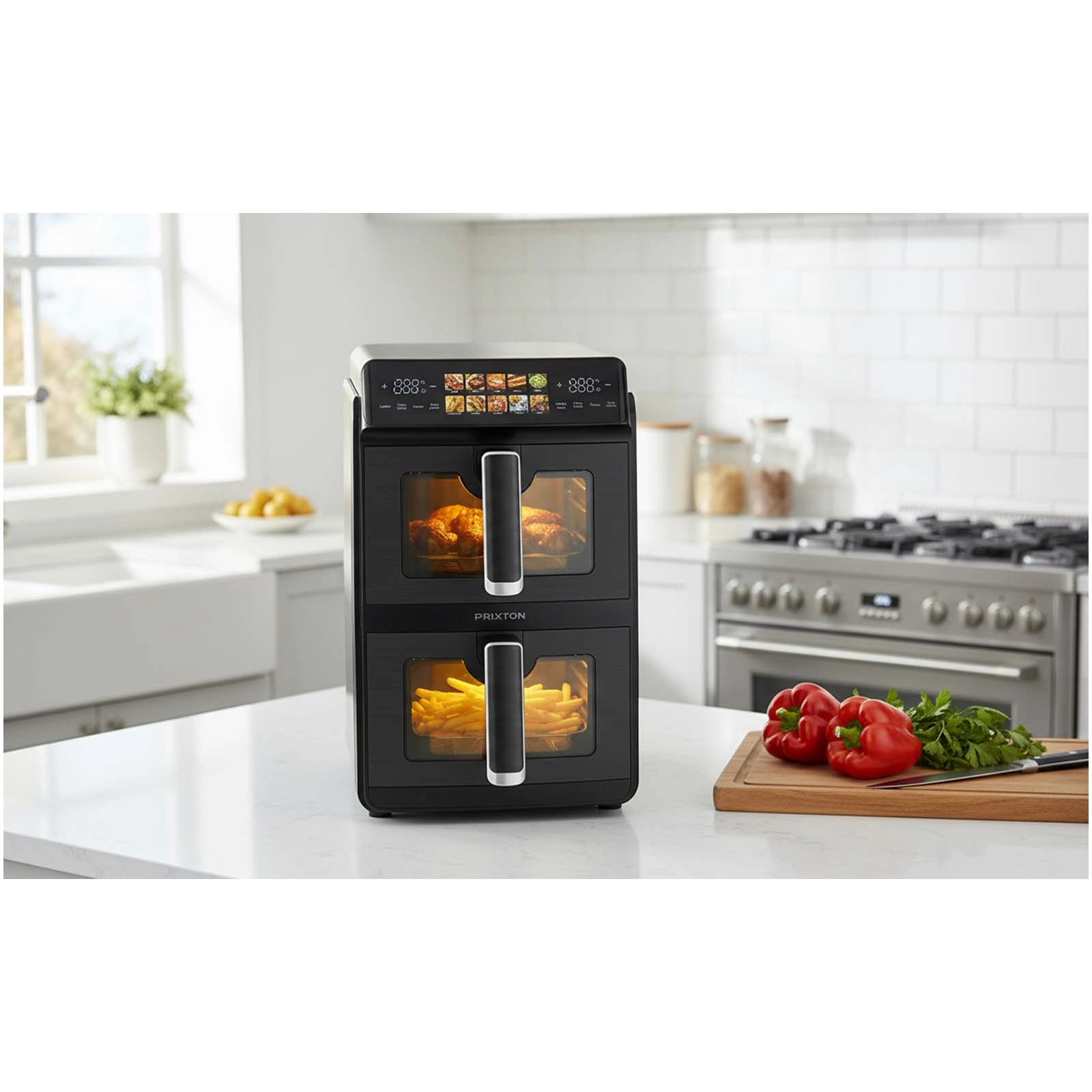 Immagine Friggitrice ad aria verticale Prixton Cook Organics 10L