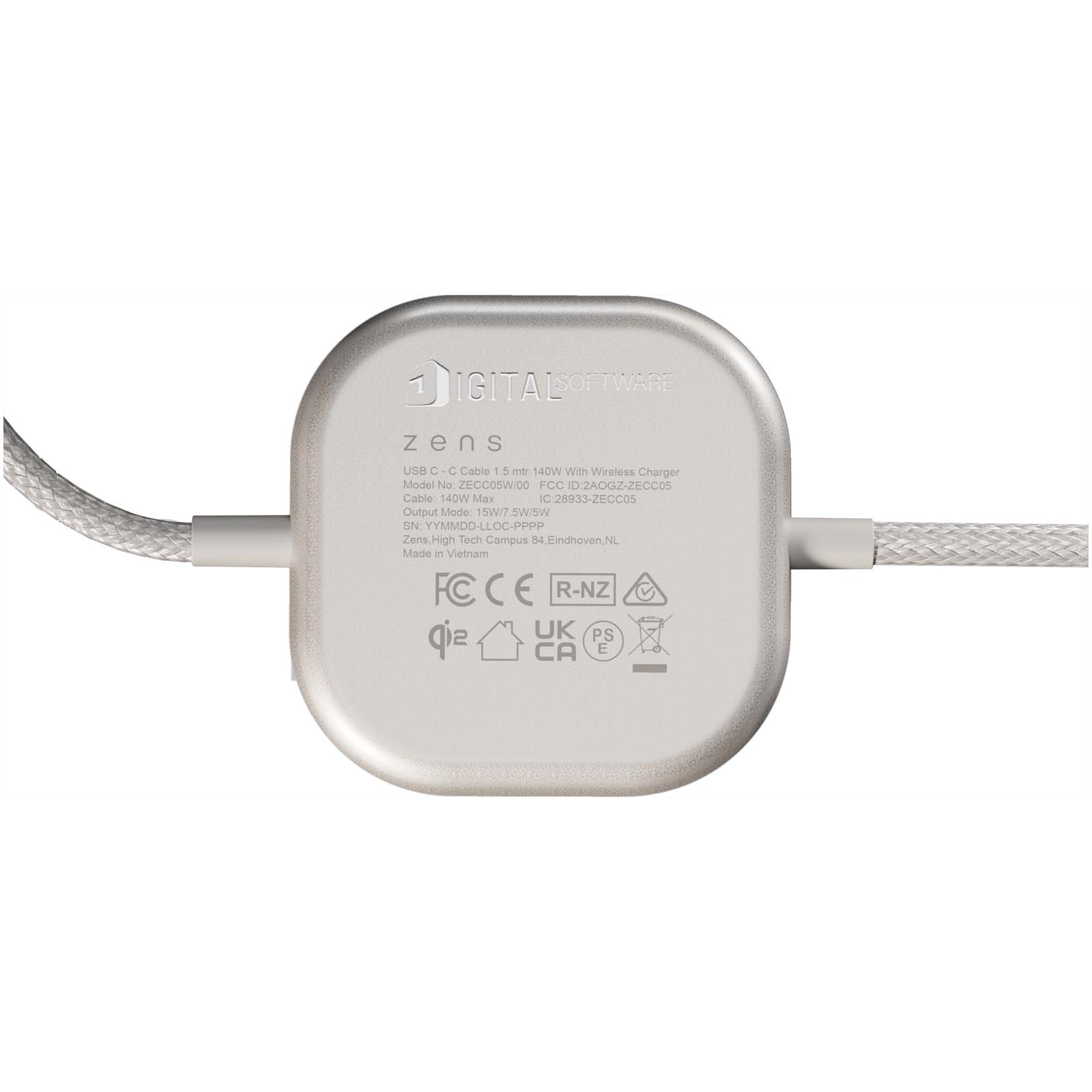 Immagine Cavo di ricarica USB-C 2-in-1 da 140 W Zens Pro 2