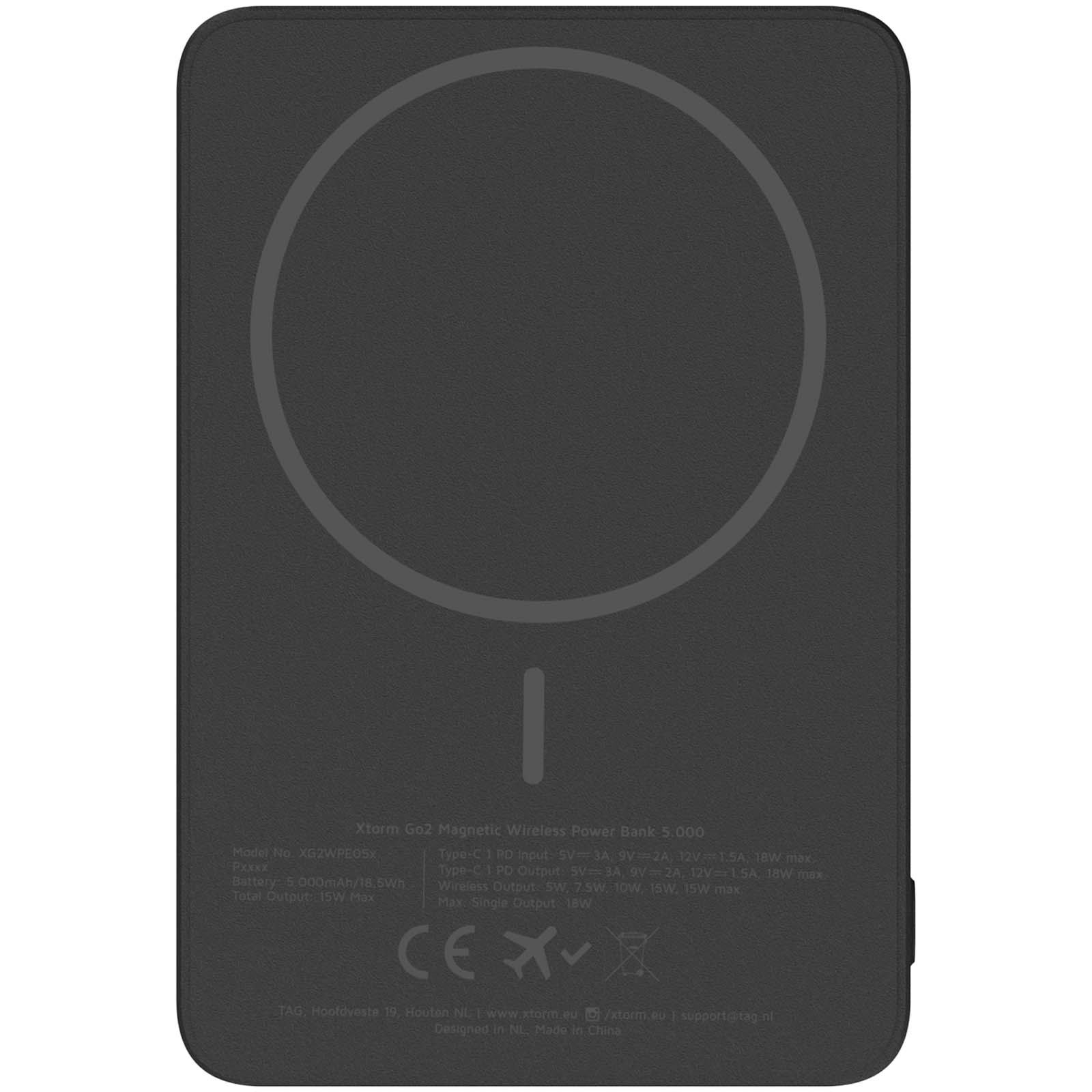Immagine Power bank wireless da 5000 mAh 15 W Xtorm Go2