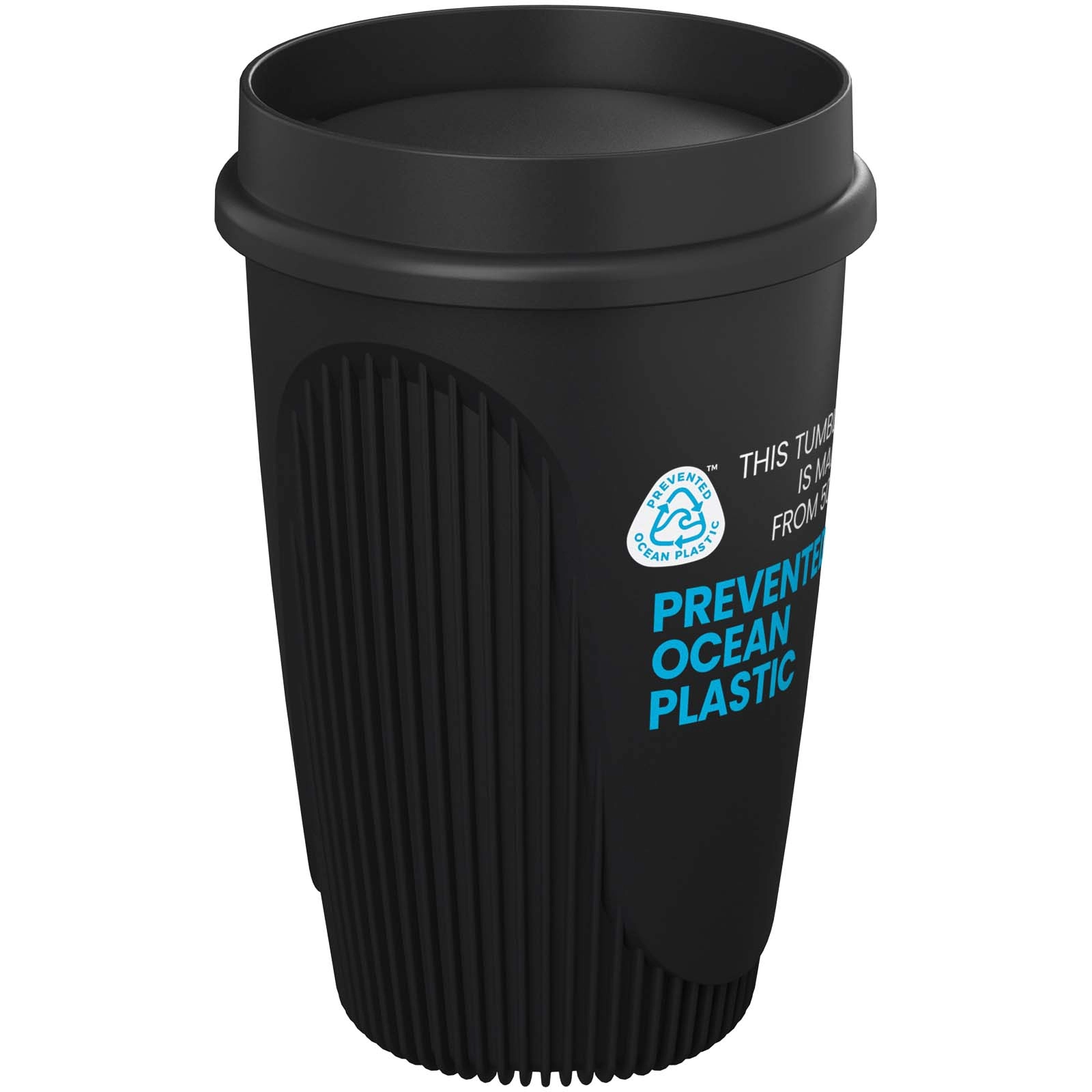 Immagine Bicchiere da 350 ml con coperchio a 360° Alto POP