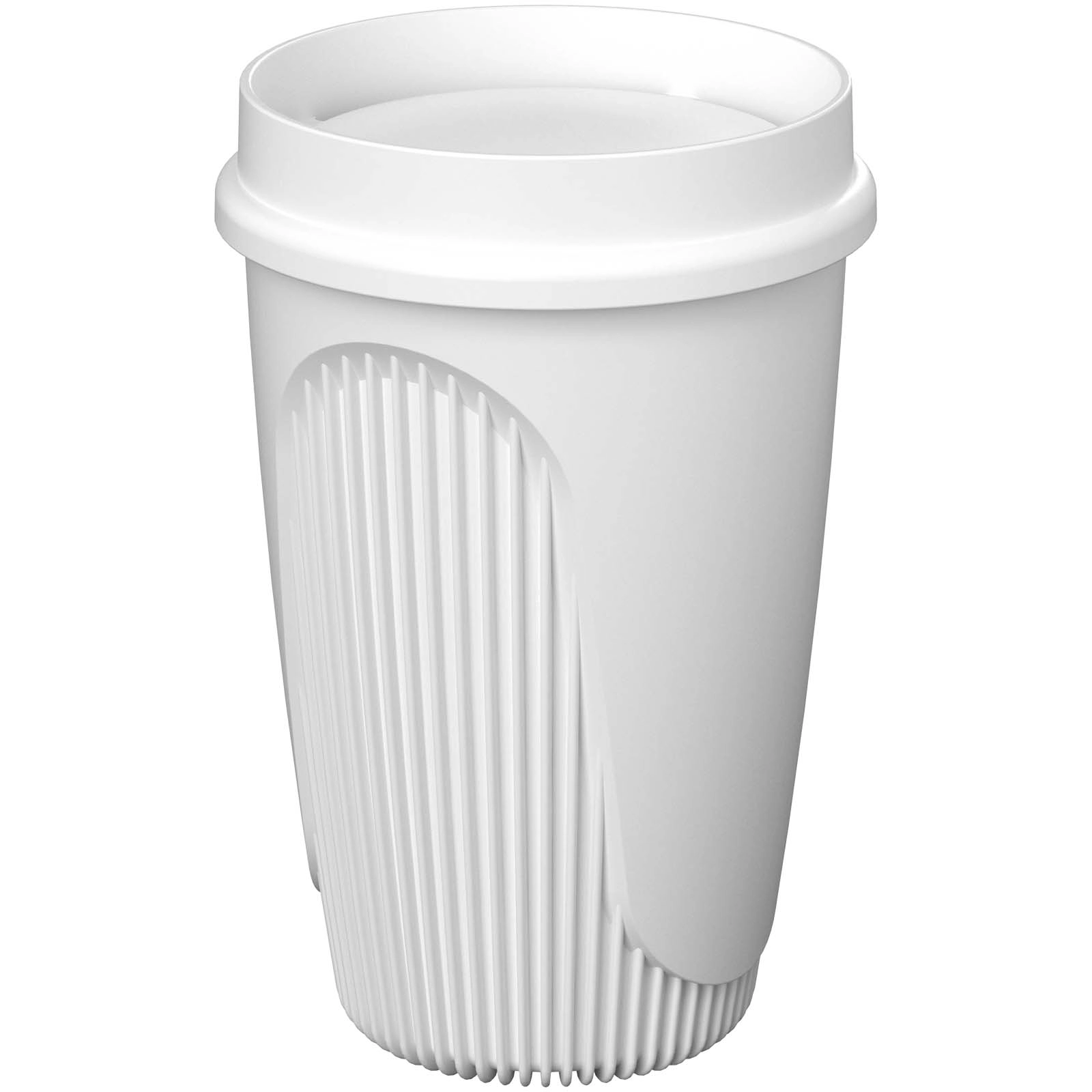 Immagine Bicchiere da 350 ml con coperchio a 360° Alto POP