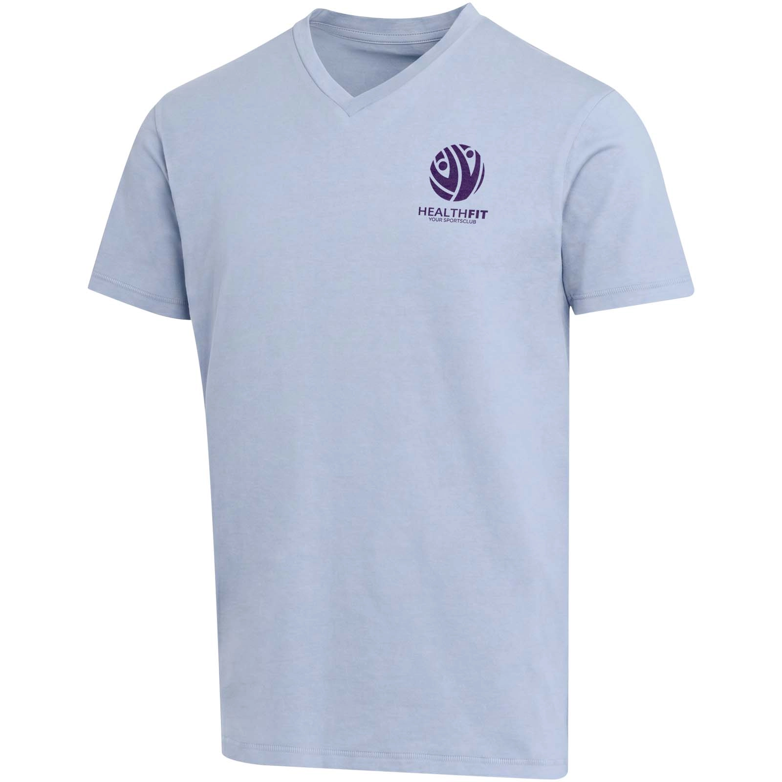 Immagine T-shirt a maniche corte unisex con scollo a V in cotone biologico certificato OCS da 200 g/m² Balfour