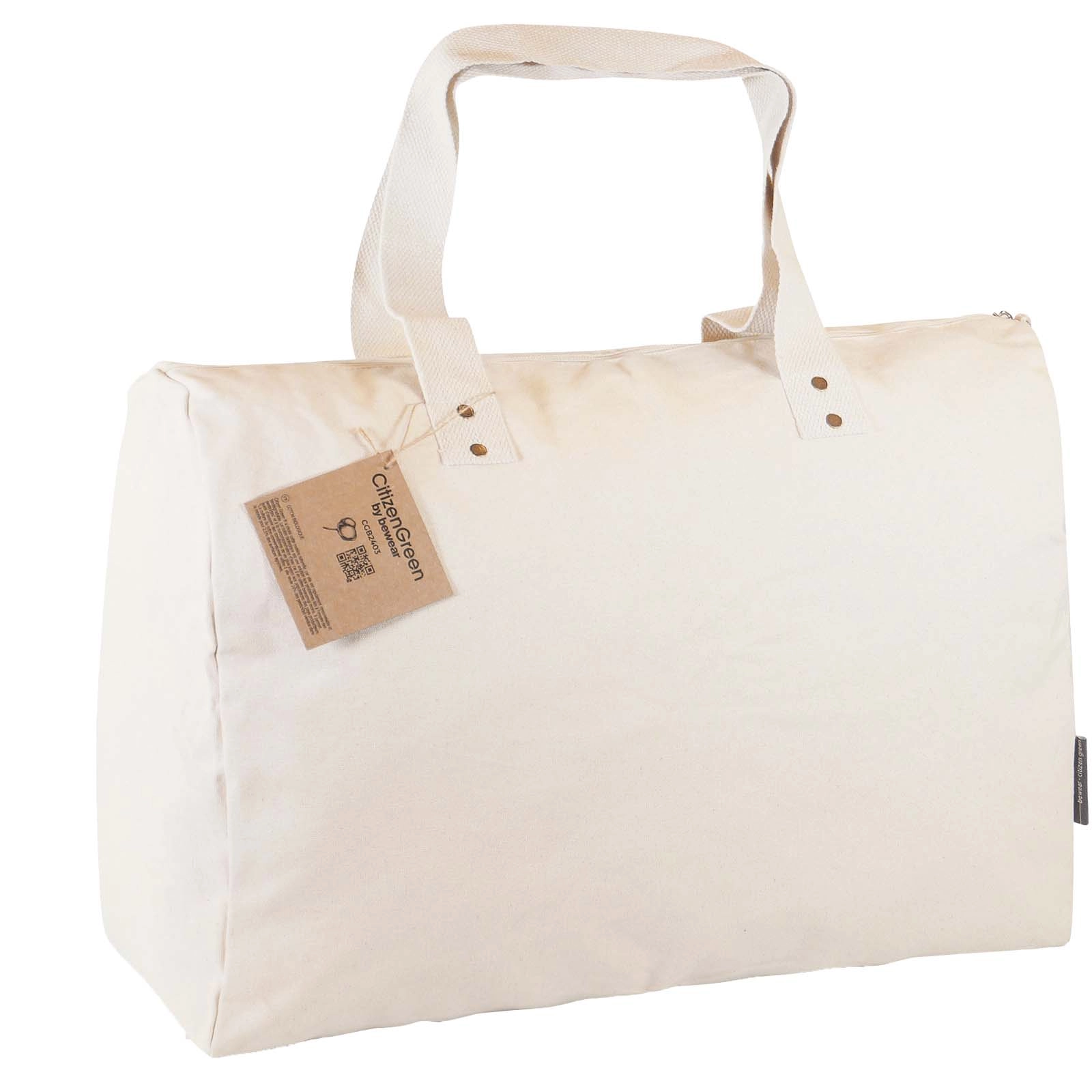 Immagine Borsa da viaggio e pochette in cotone biologico Citizen Green Combio