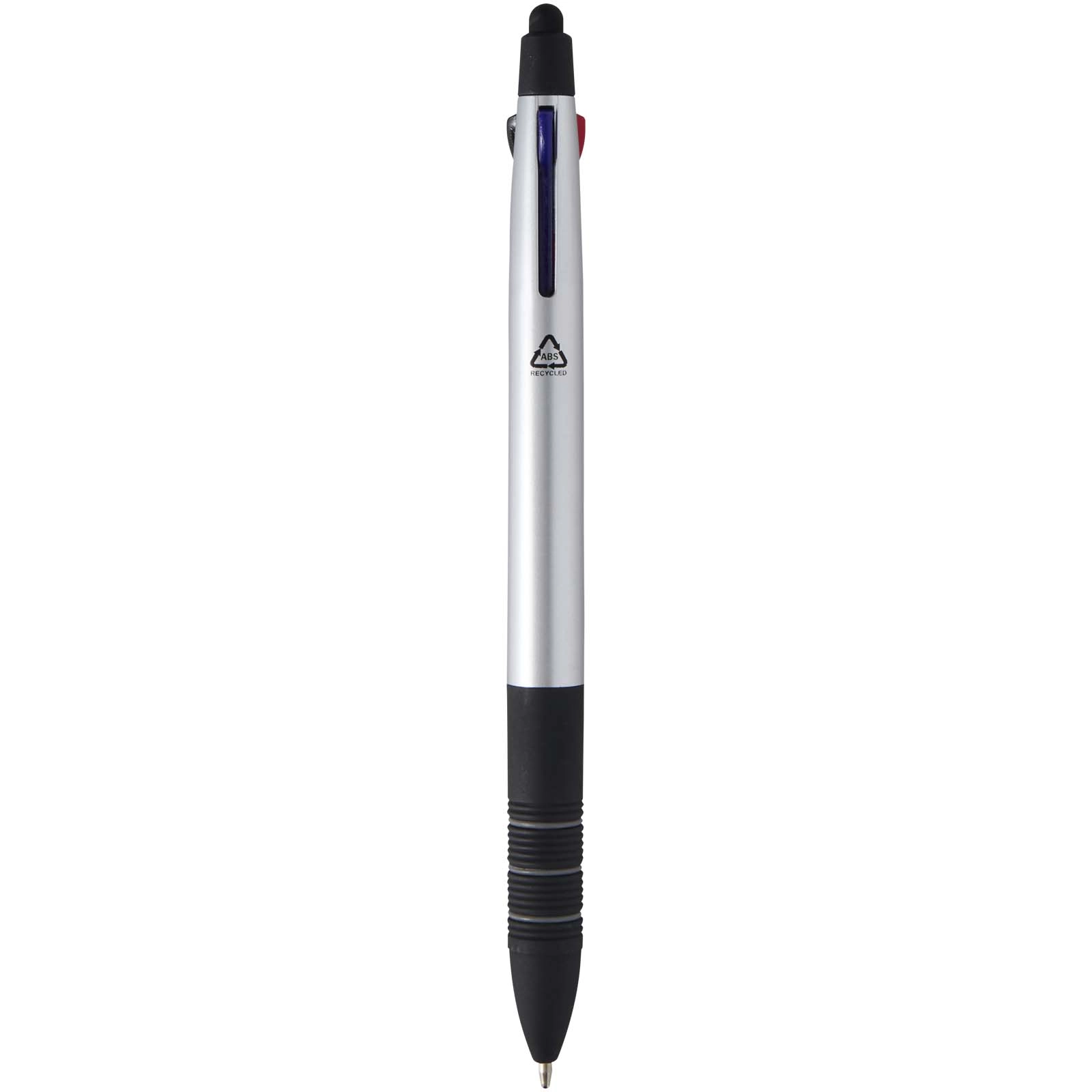 Immagine Penna a sfera in materiale riciclato certificato RCS a 3 inchiostri con stilo Trine