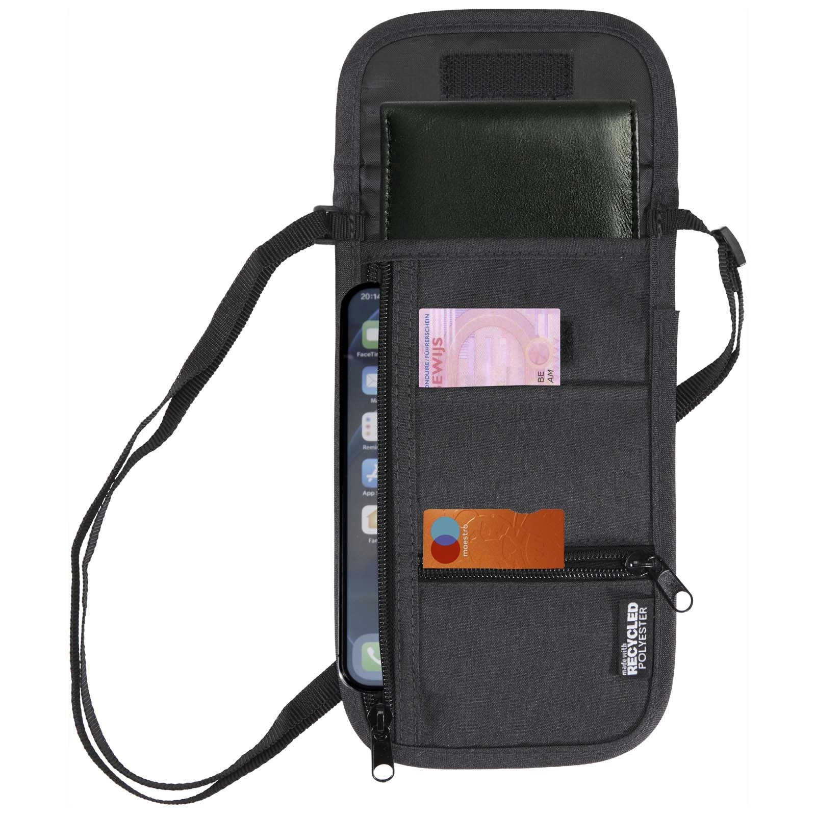 Immagine Custodia da viaggio smart in tessuto riciclato certificato GRS Ross