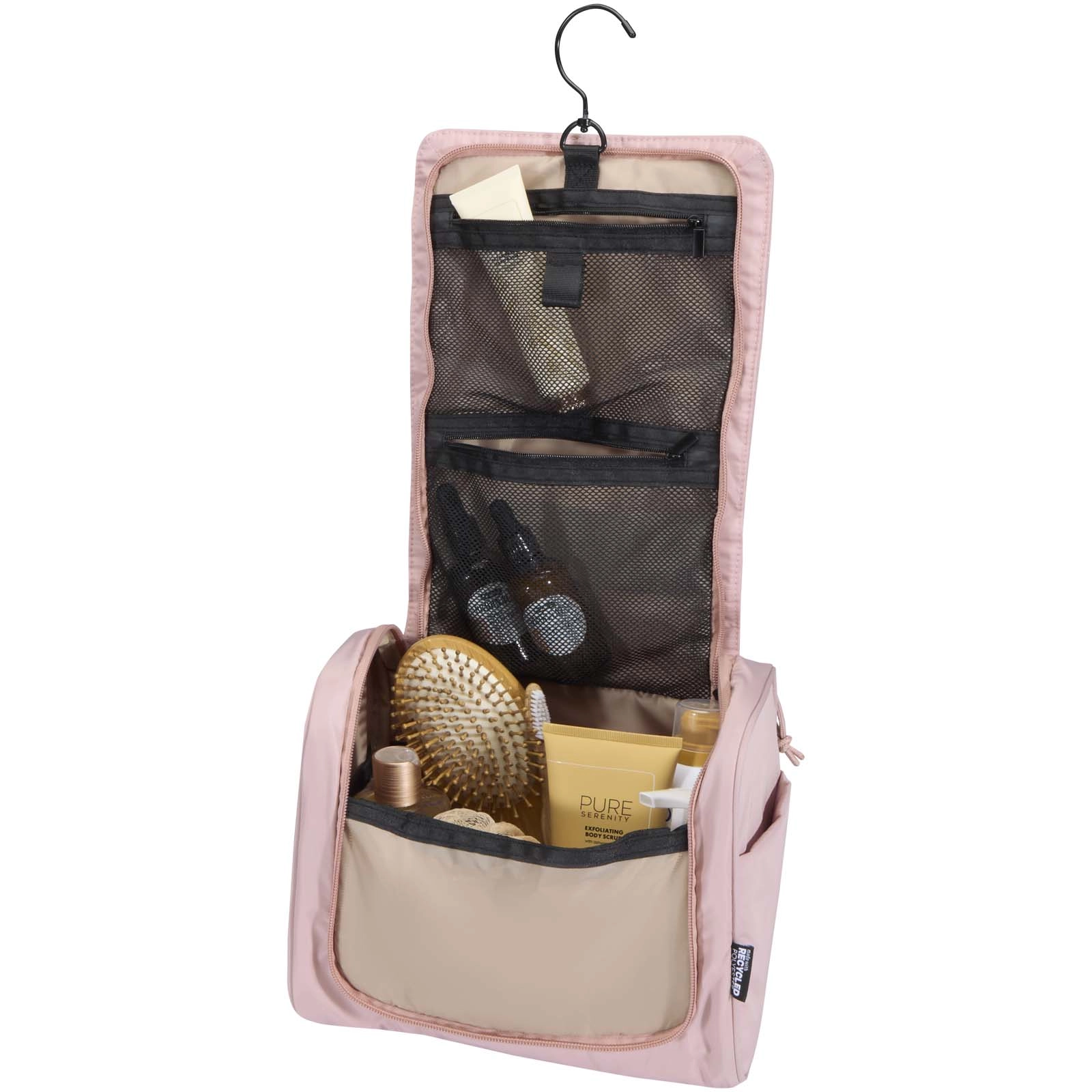 Immagine Beauty case da appendere in materiale riciclato certificato GRS Puffer - 8L