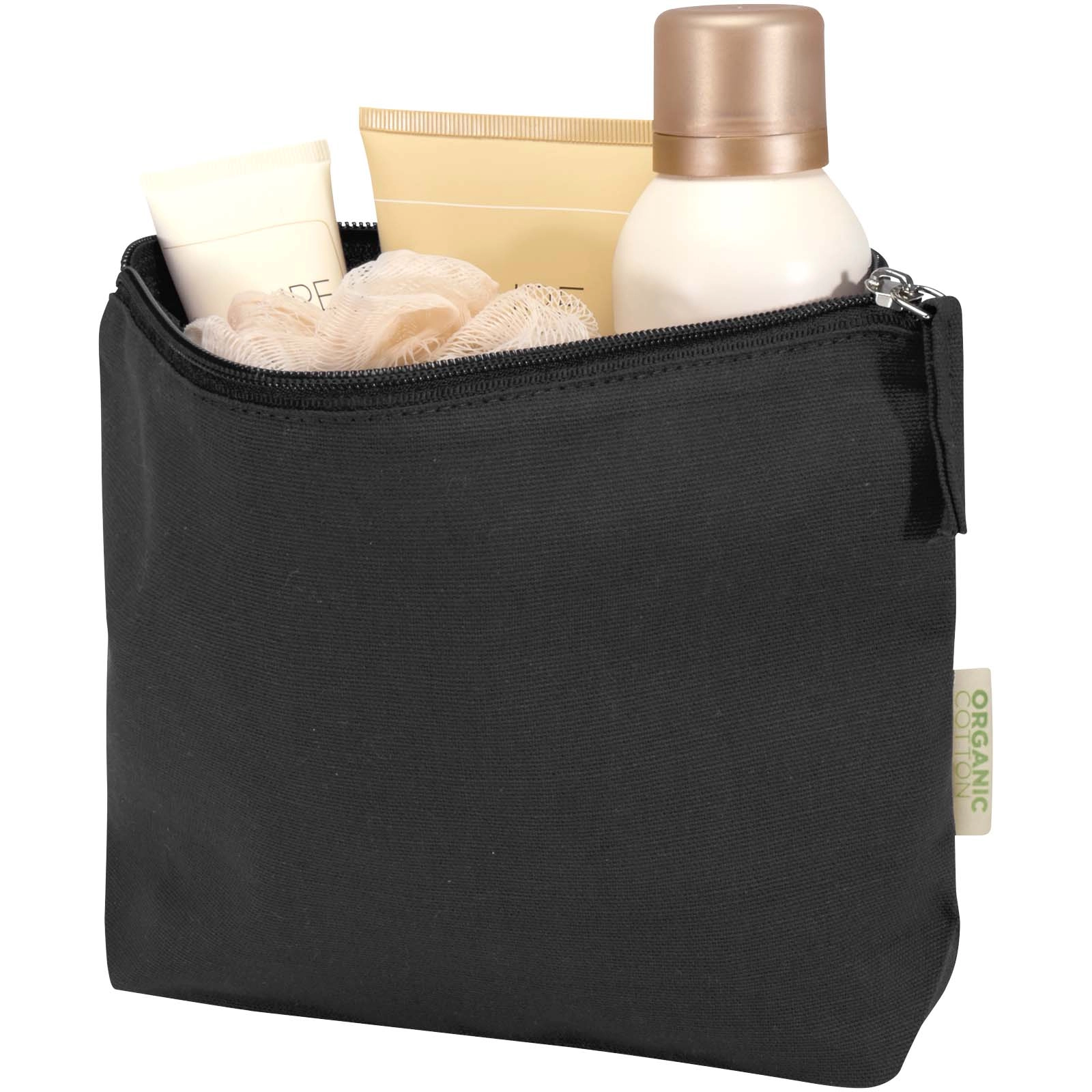 Immagine Beauty case in tessuto biologico certificato OCS da 180 g/m² Odisha - 1L