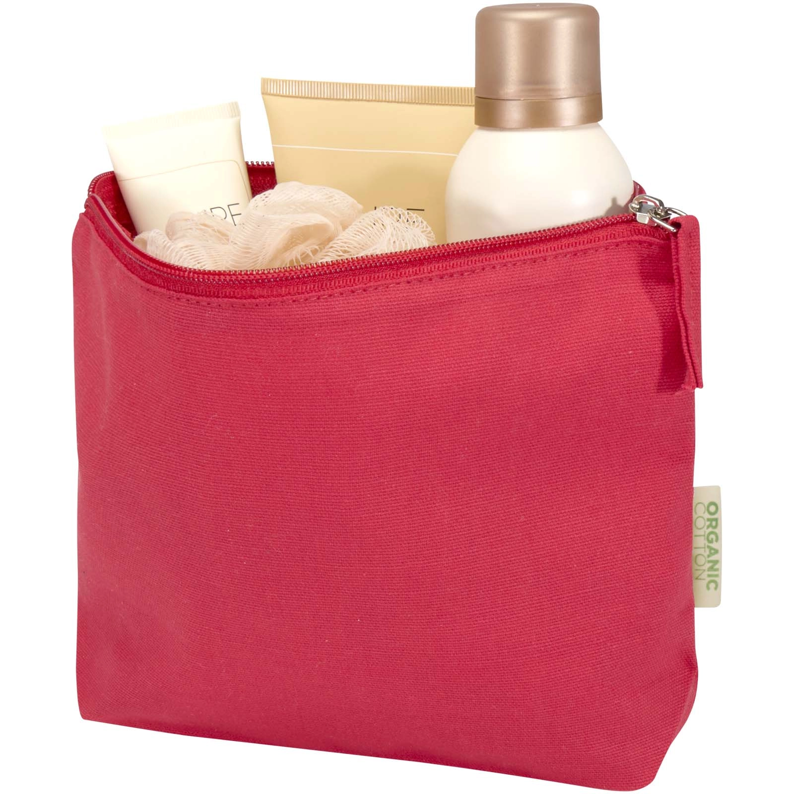 Immagine Beauty case in tessuto biologico certificato OCS da 180 g/m² Odisha - 1L