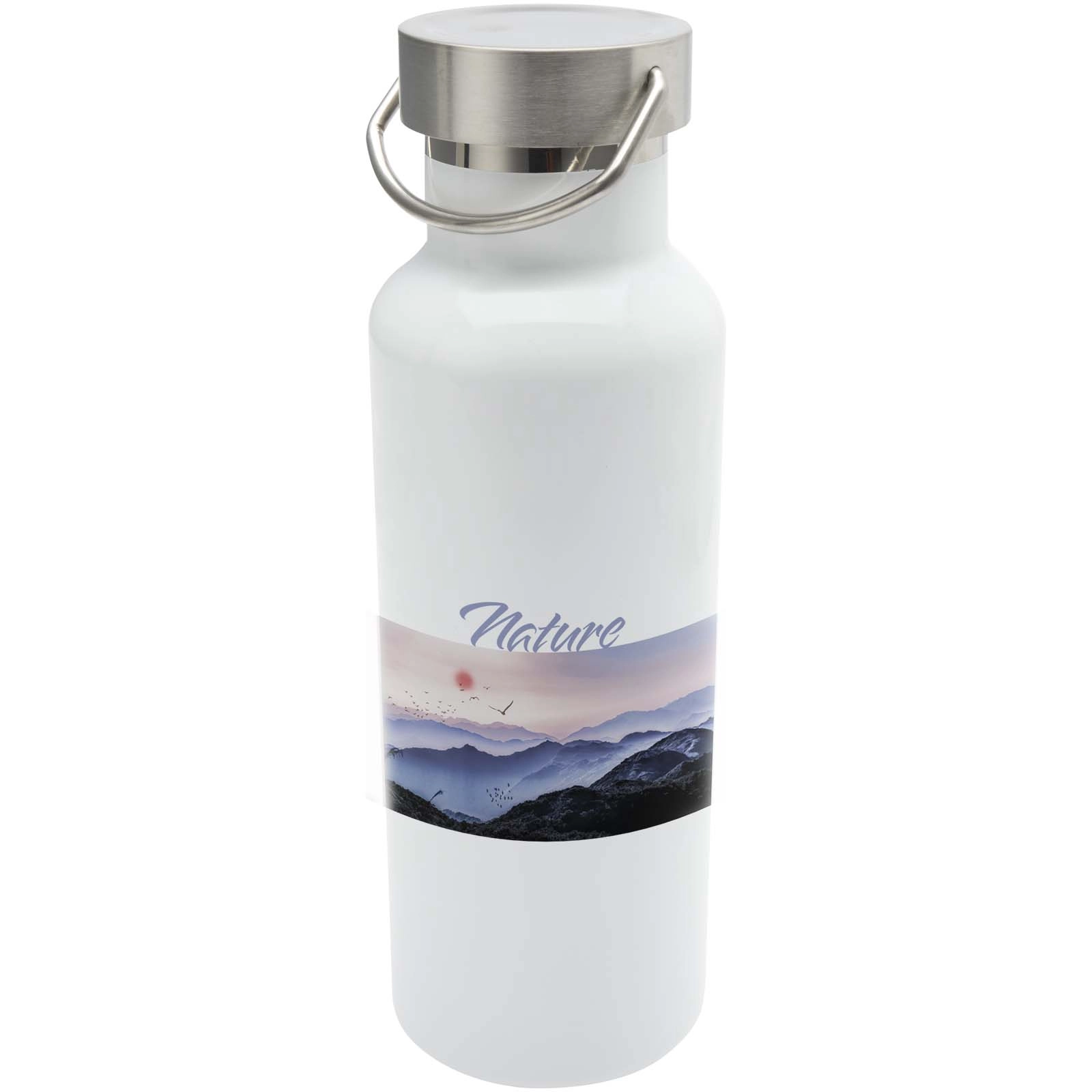Immagine Borraccia in acciaio inossidabile riciclato certificato RCS con stampa a sublimazione da 500 ml Thor