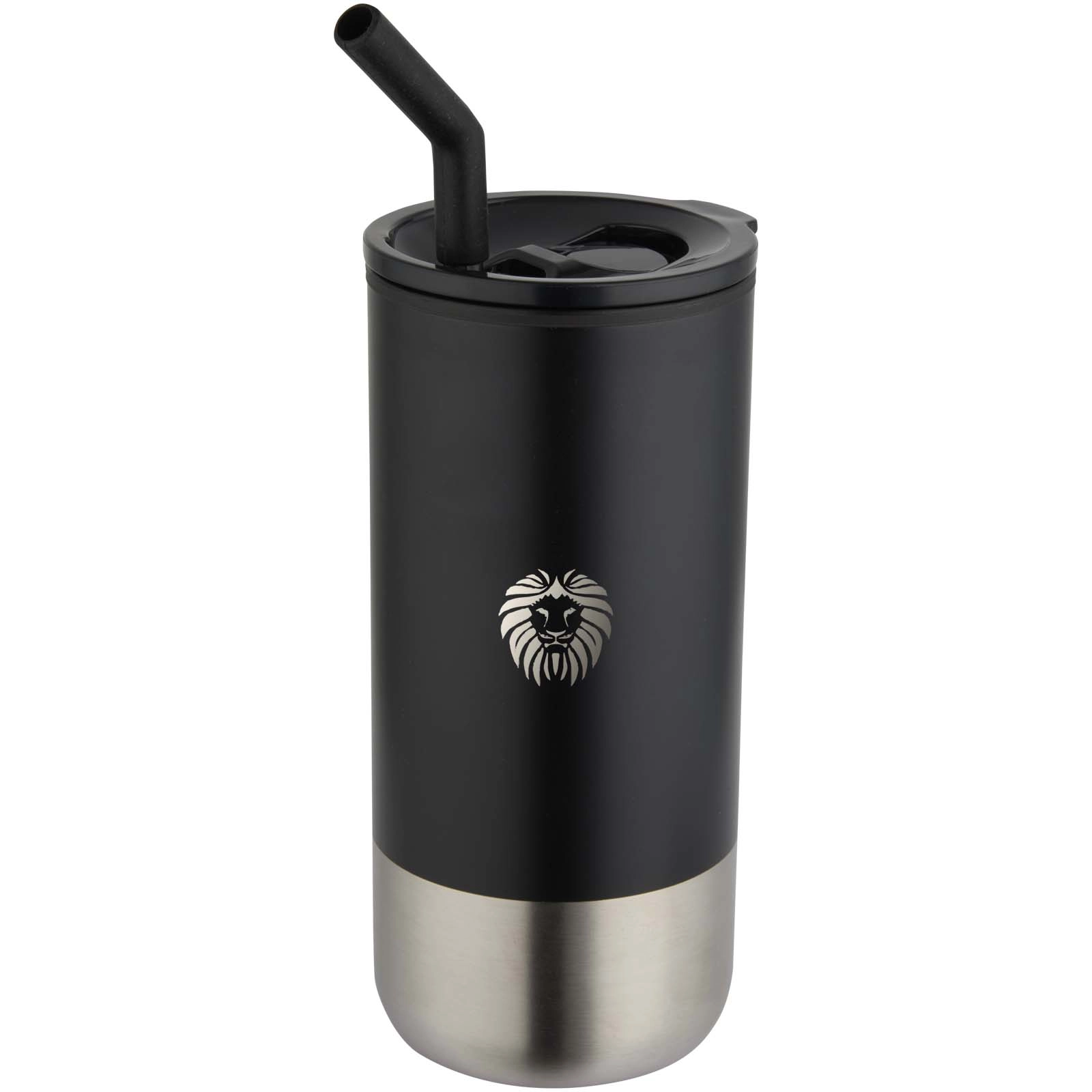 Immagine Bicchiere termico in materiale certificato RCS con cannuccia Grayson da 480 ml